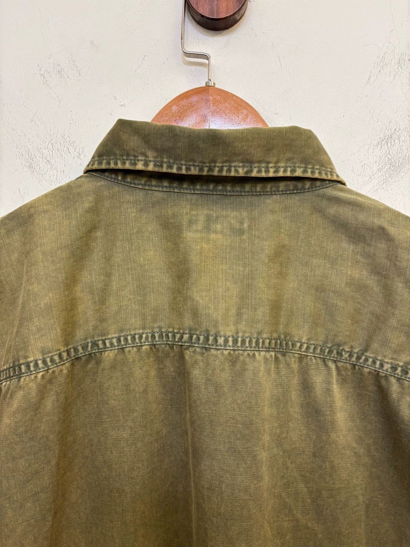 Beams 25SS Acetate Washed Shirt