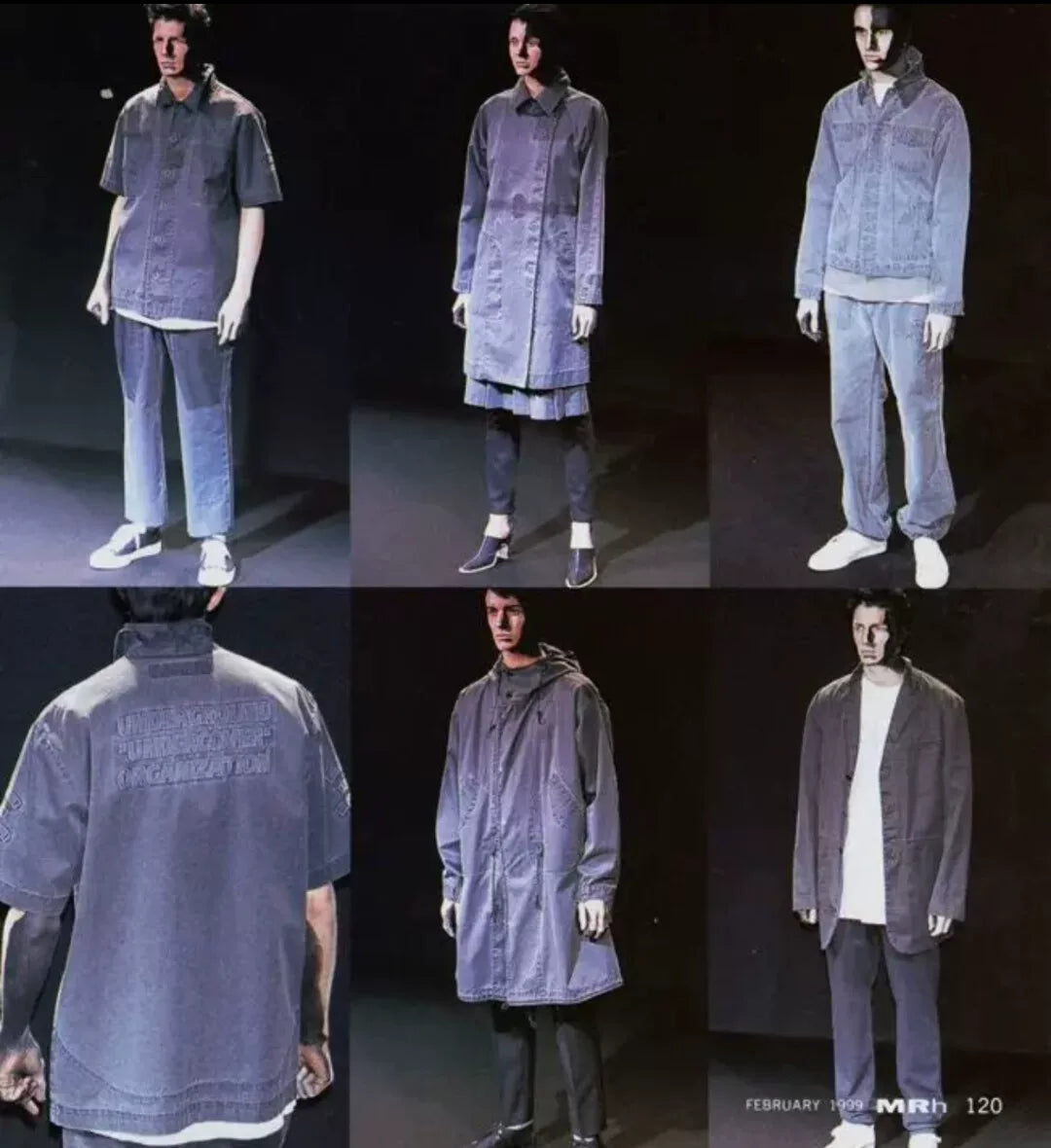 Undercover 99SS Relief Washed Cargo Pants