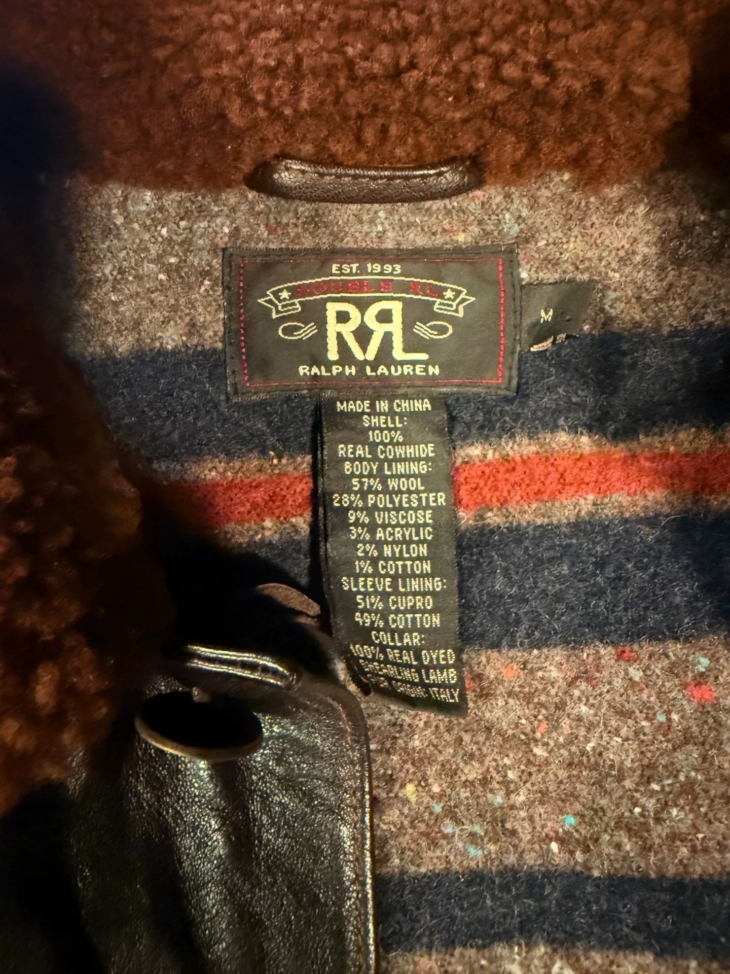 RRL Ralph Lauren Gambler Leather Jacket