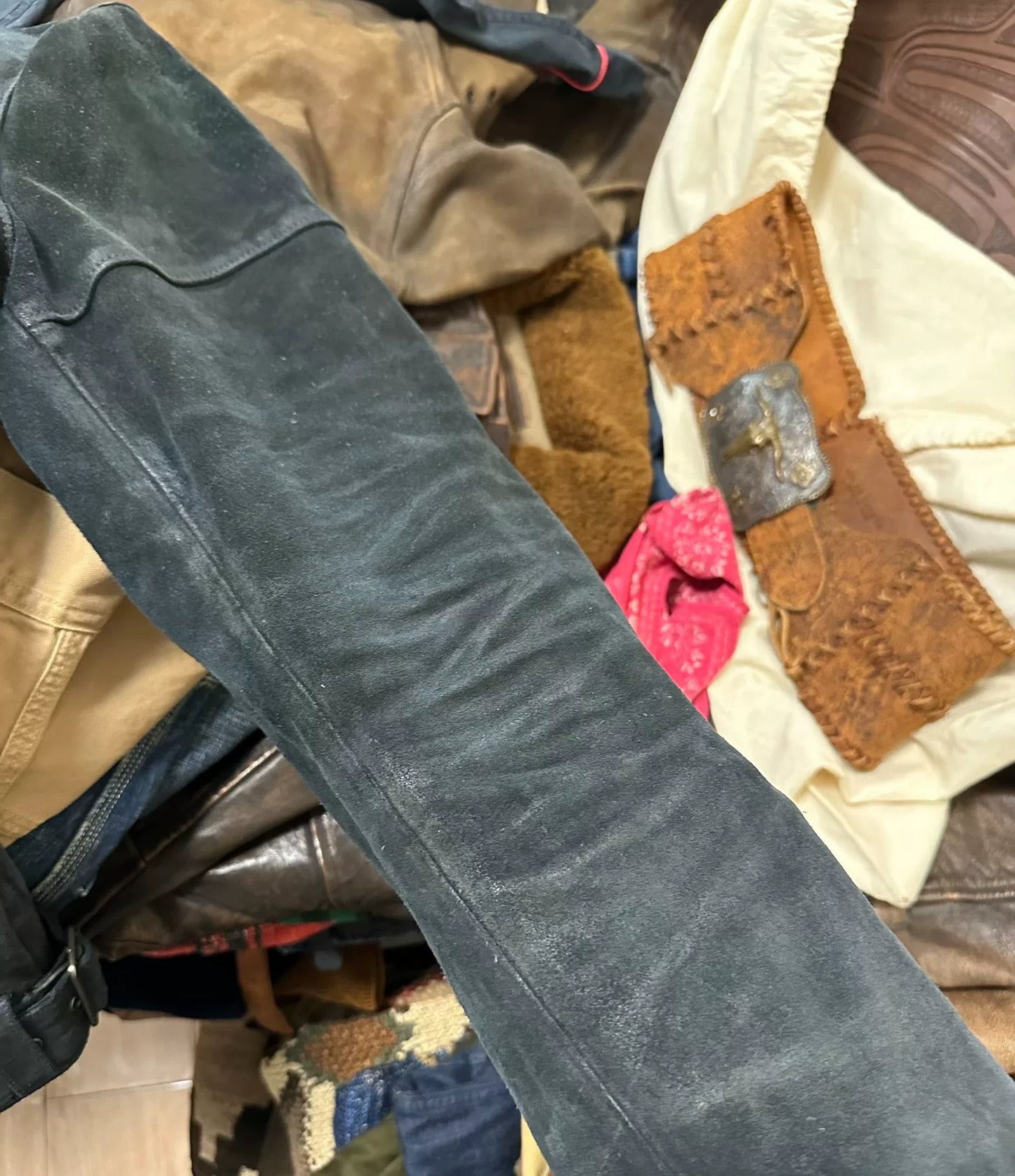 ralph lauren suede leather motorcycle jacket