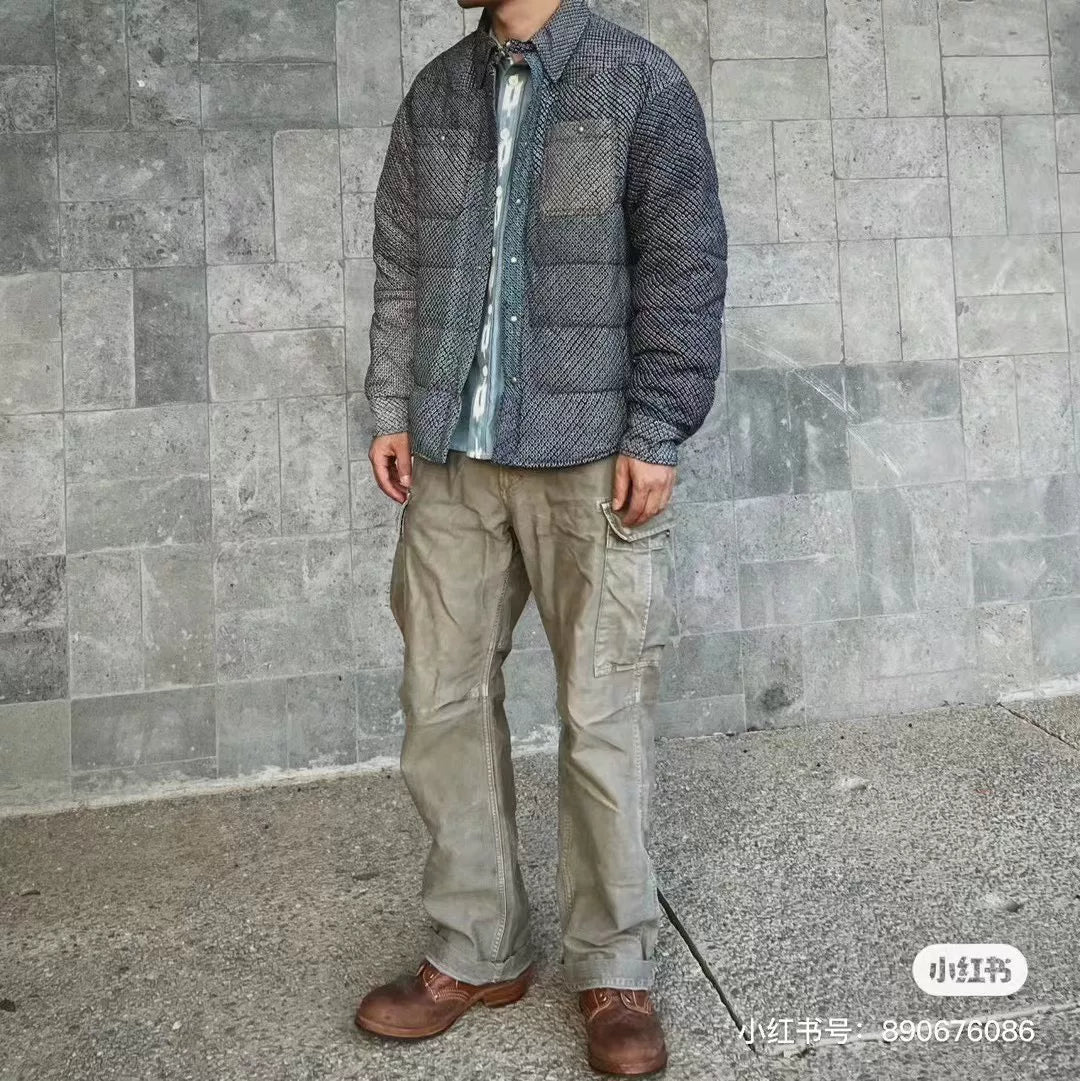 visvim kerchief down jacket shibori