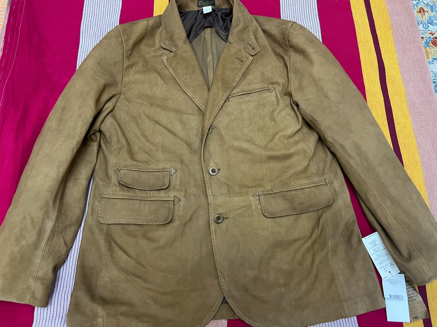 Ralph Lauren Sheepskin Leather Blazer