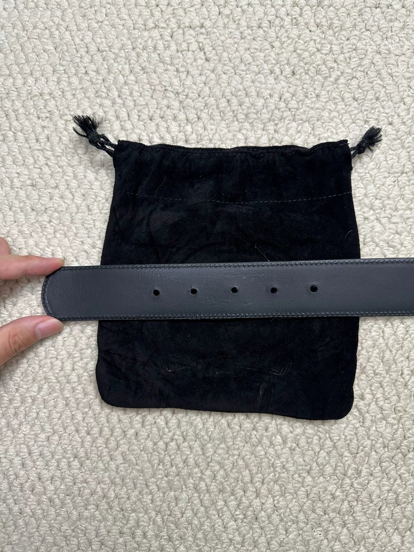 Chrome Hearts Cross Engraved Belt
