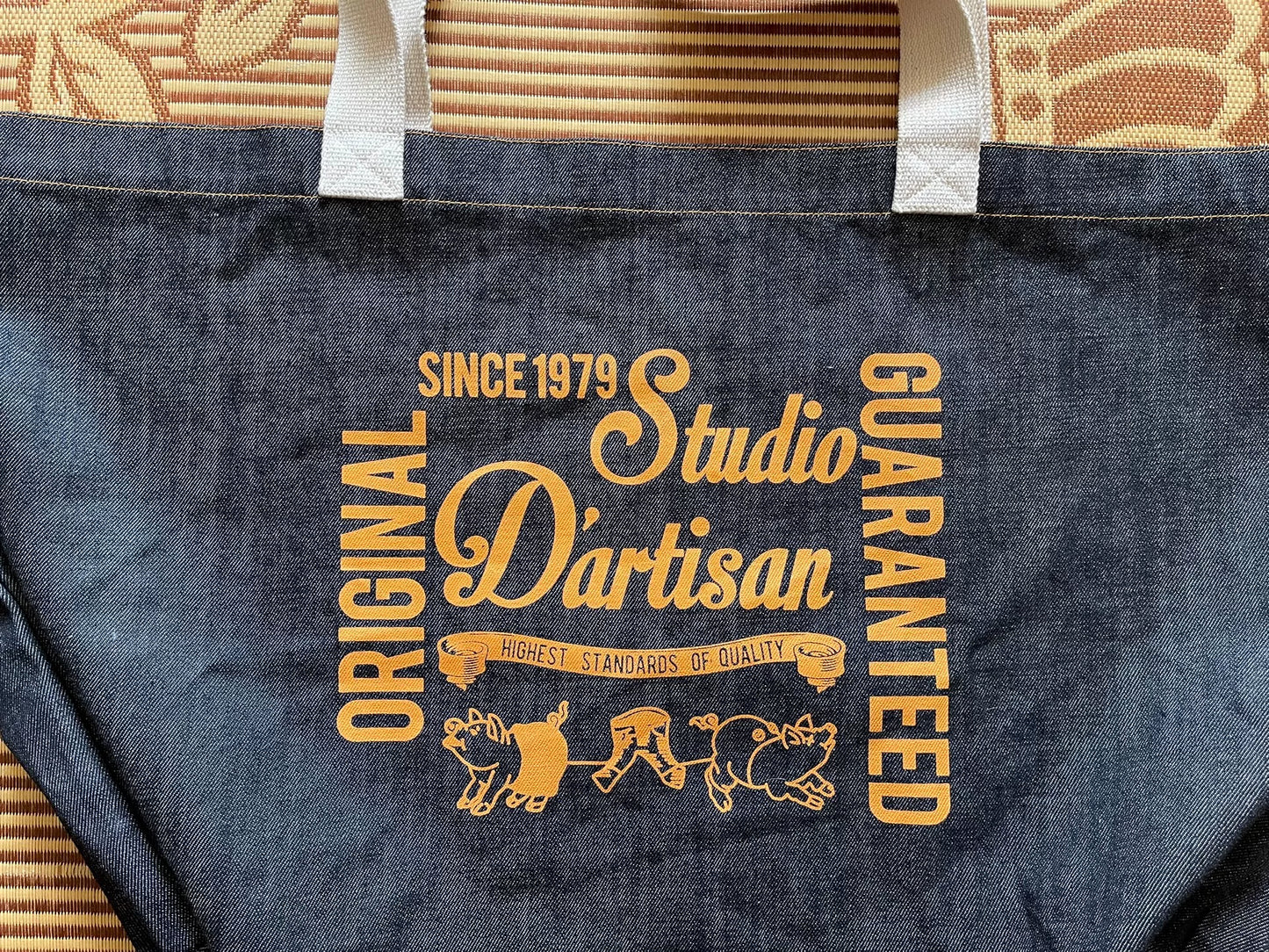 Studio Dartisan Denim Oversized Tote Bag
