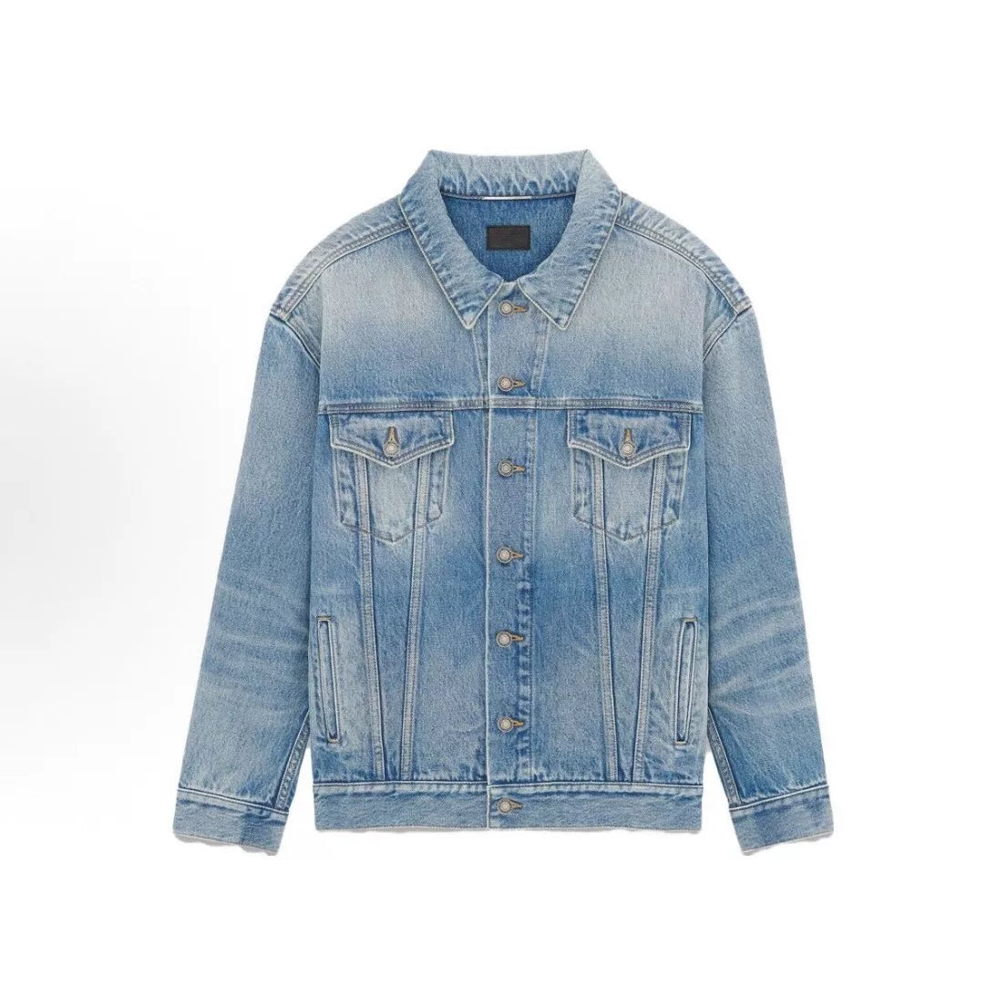 SAINT LAURENT Light Blue Denim Jacket