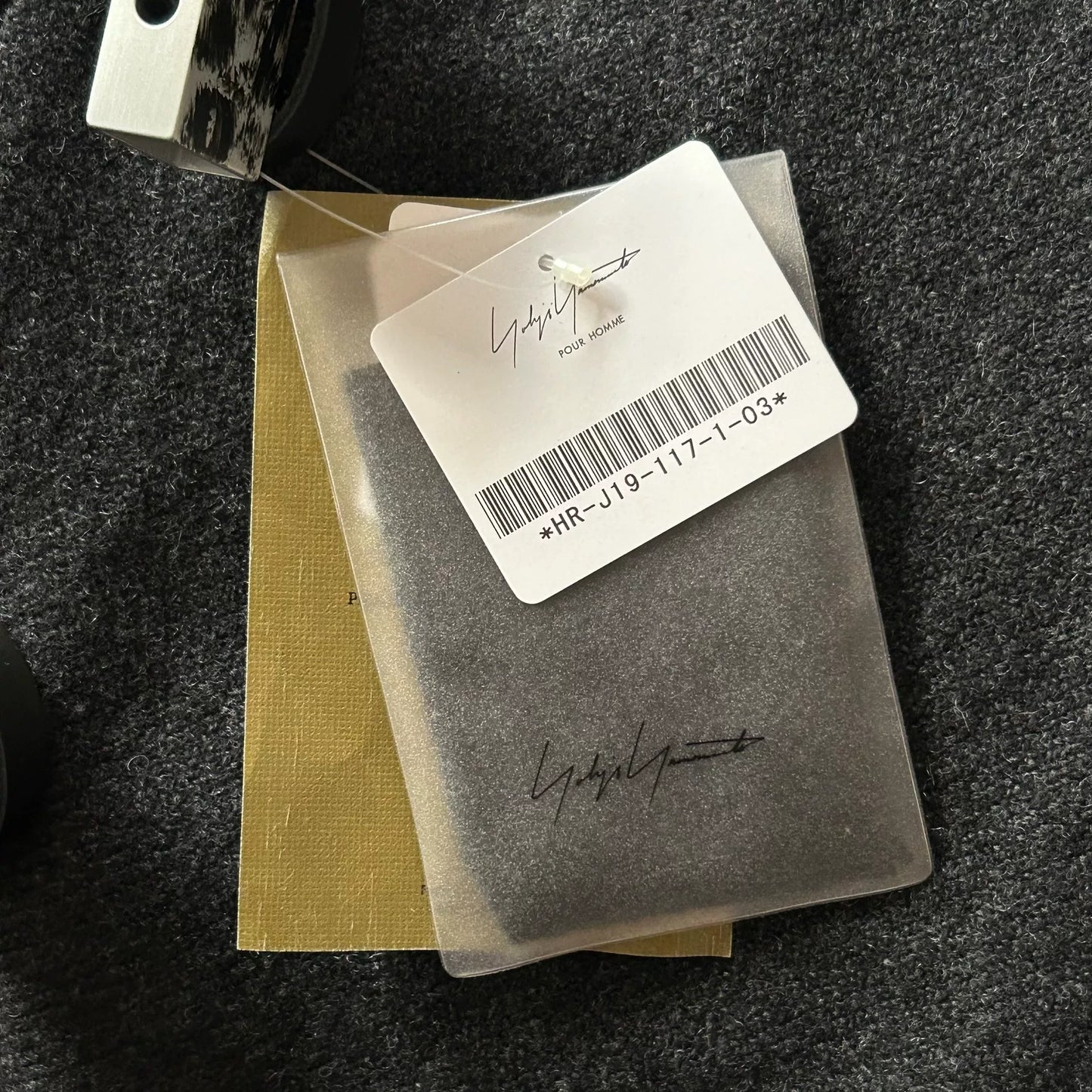 Yohji Yamamoto Silver Buckle Coat