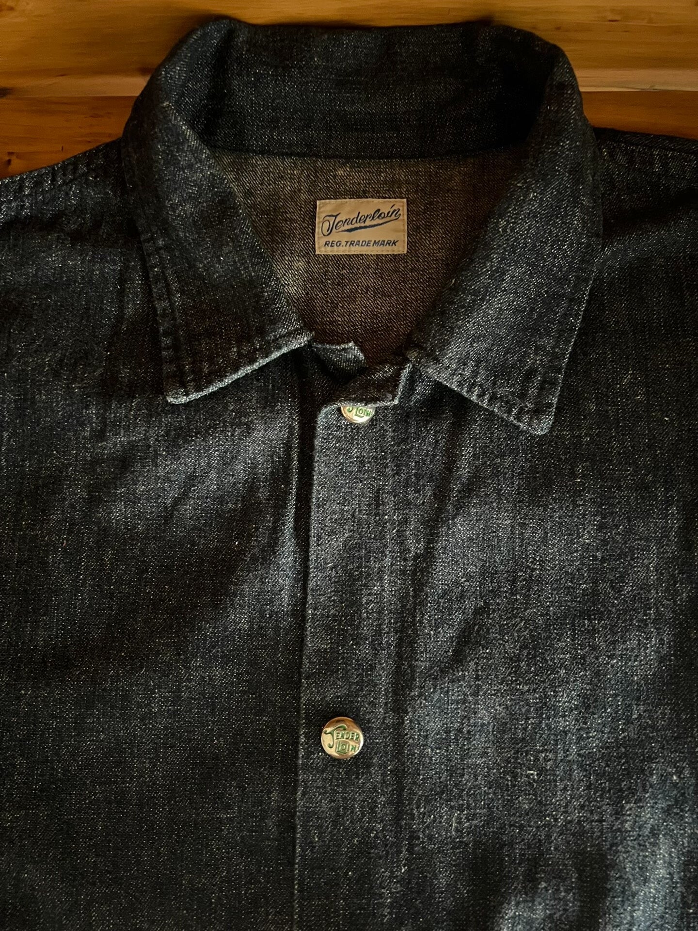 limited edition blue-dyed denim jacket