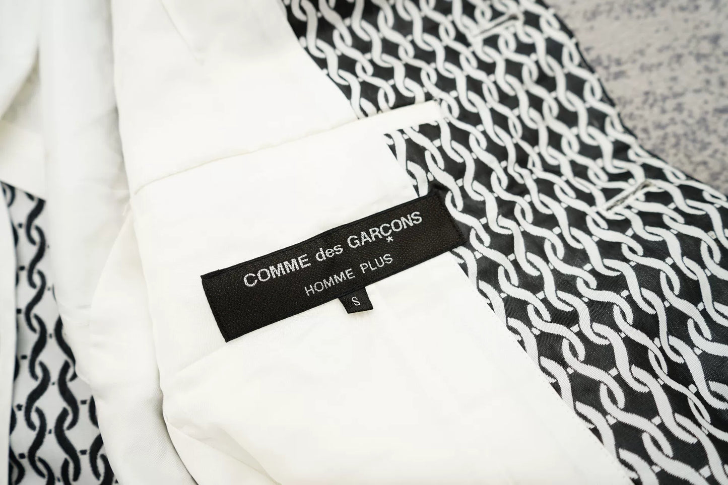 Comme des Garçons CDG Acetate Blend Blazer