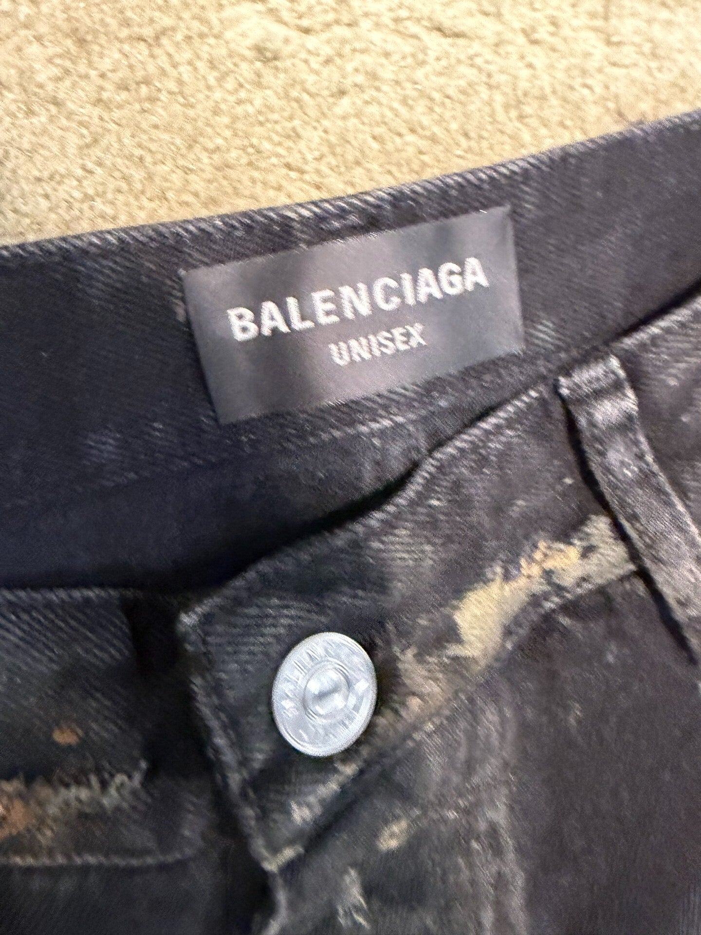 Balenciaga Distressed Denim Jeans