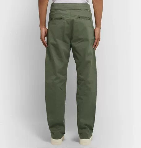 fear of god baggy cargo trouser in green