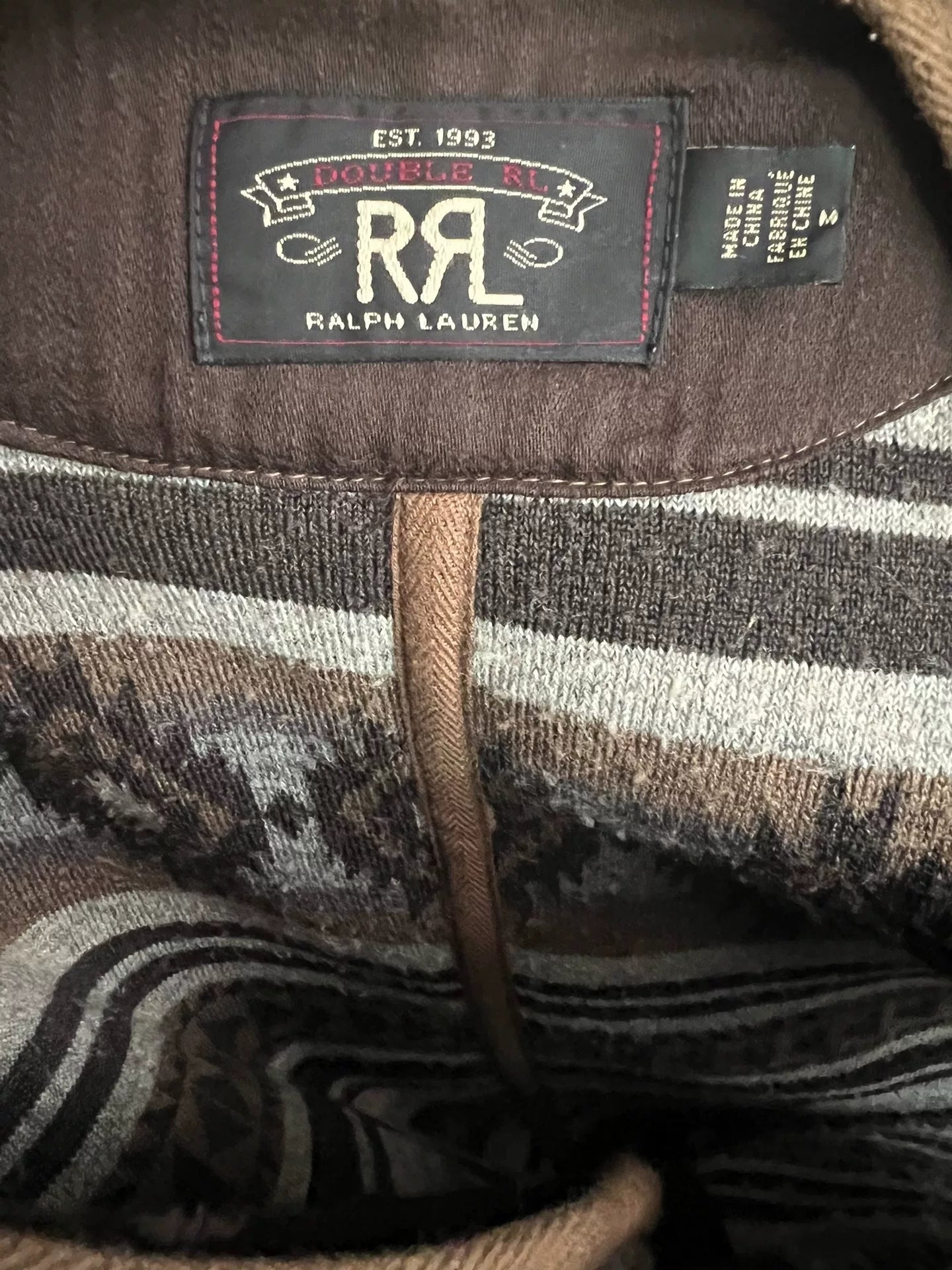 wool navajo vest by double rl