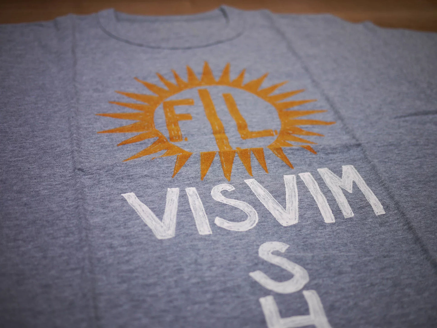 Visvim NORROW CREW TEE Black and Grey