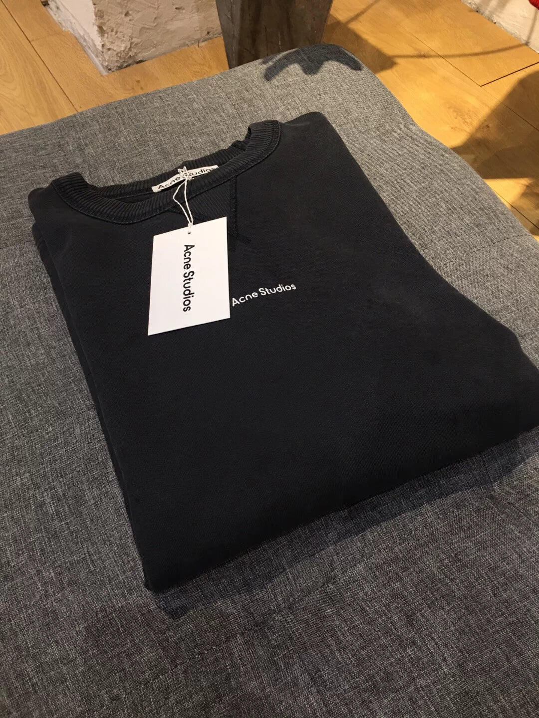 acne studios logo sweatshirt with tag