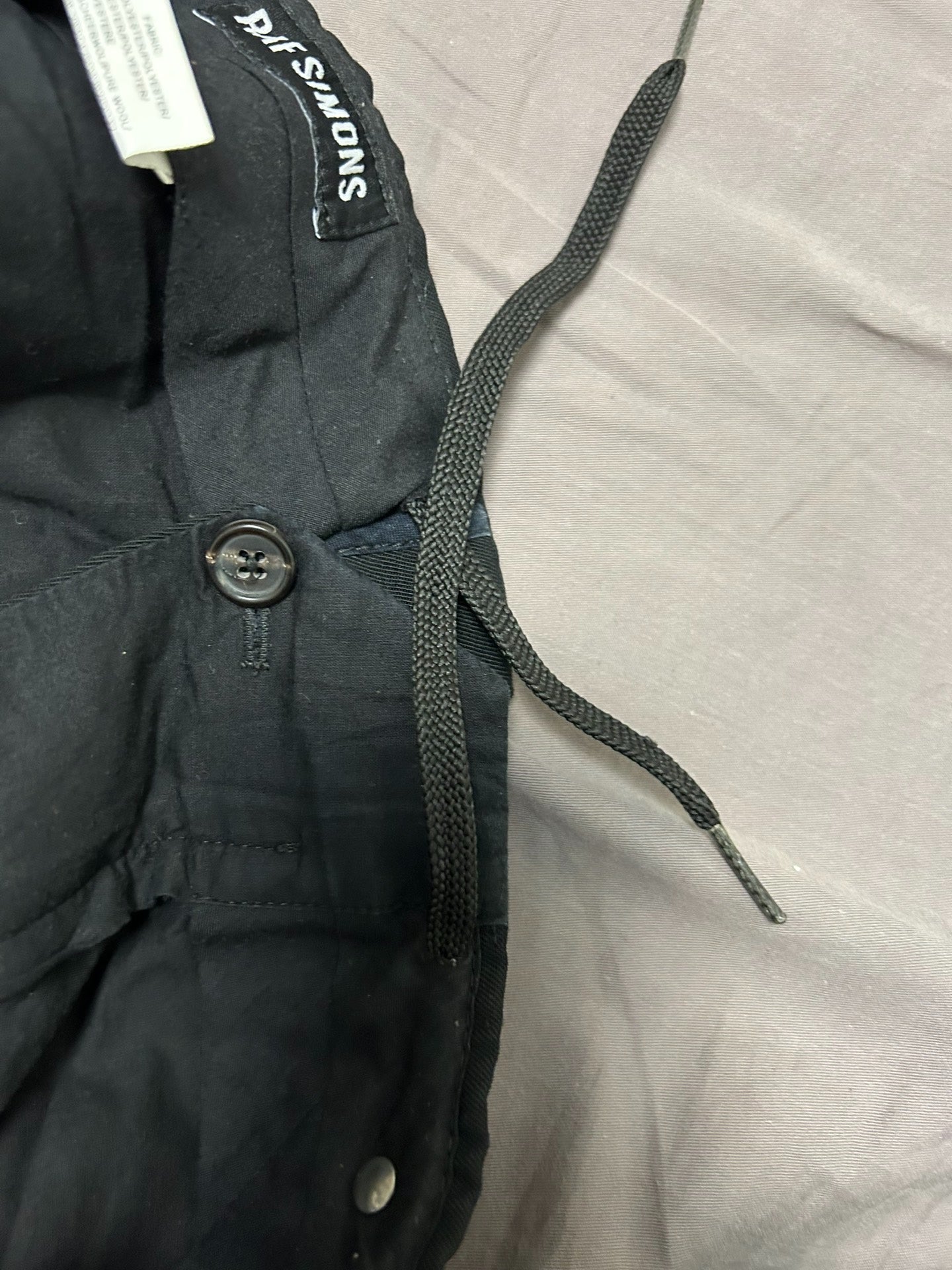 Raf Simons Double-Layer Hollow Out Trousers