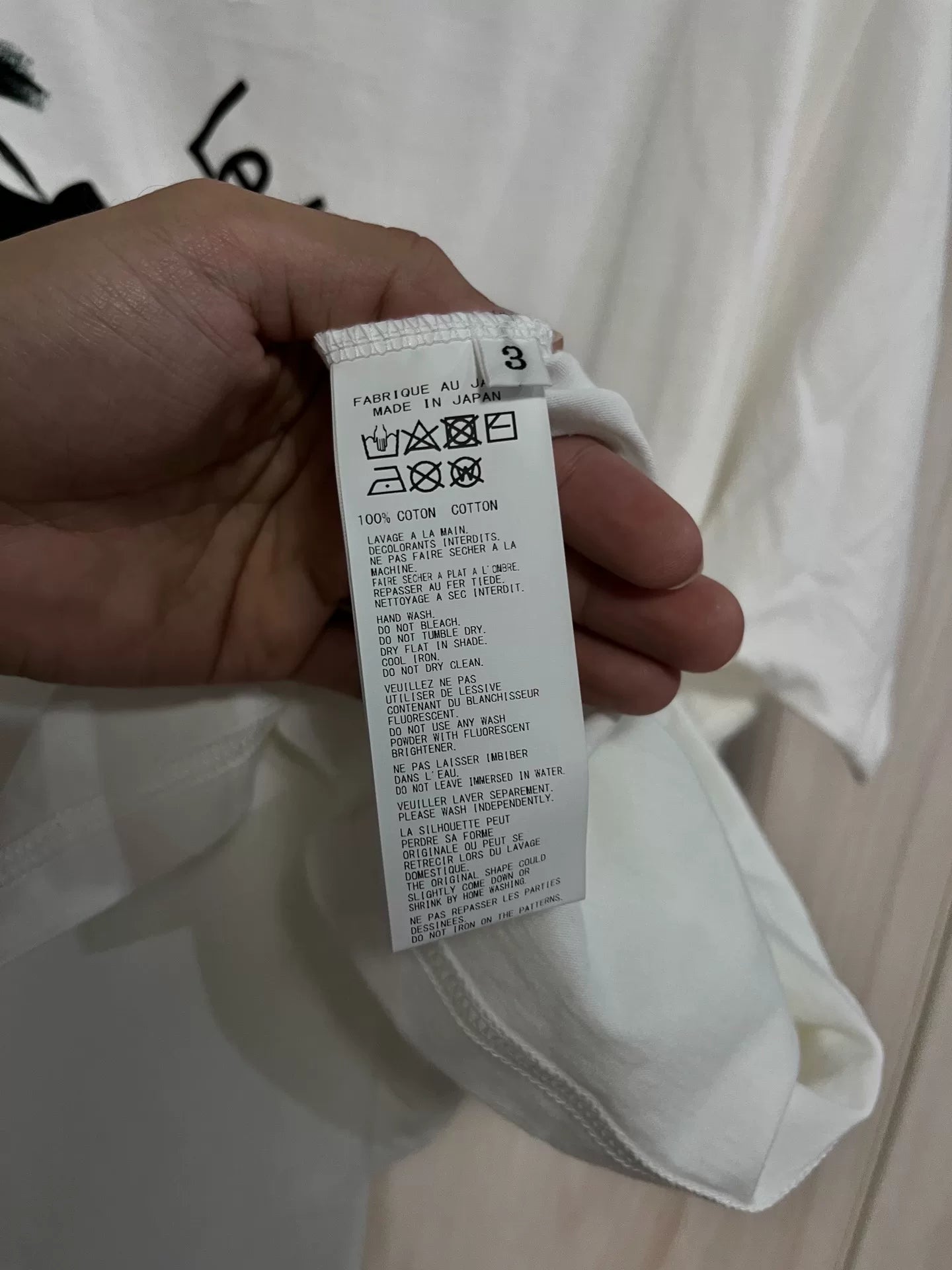 Yohji Yamamoto Printed White T-shirt