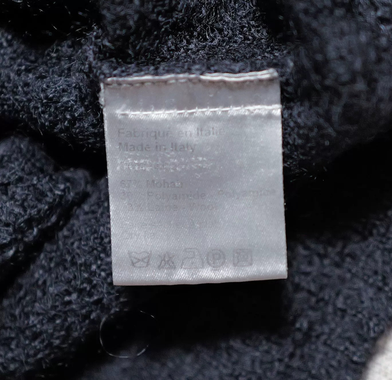 Dior Homme Black Mohair Blend Sweater