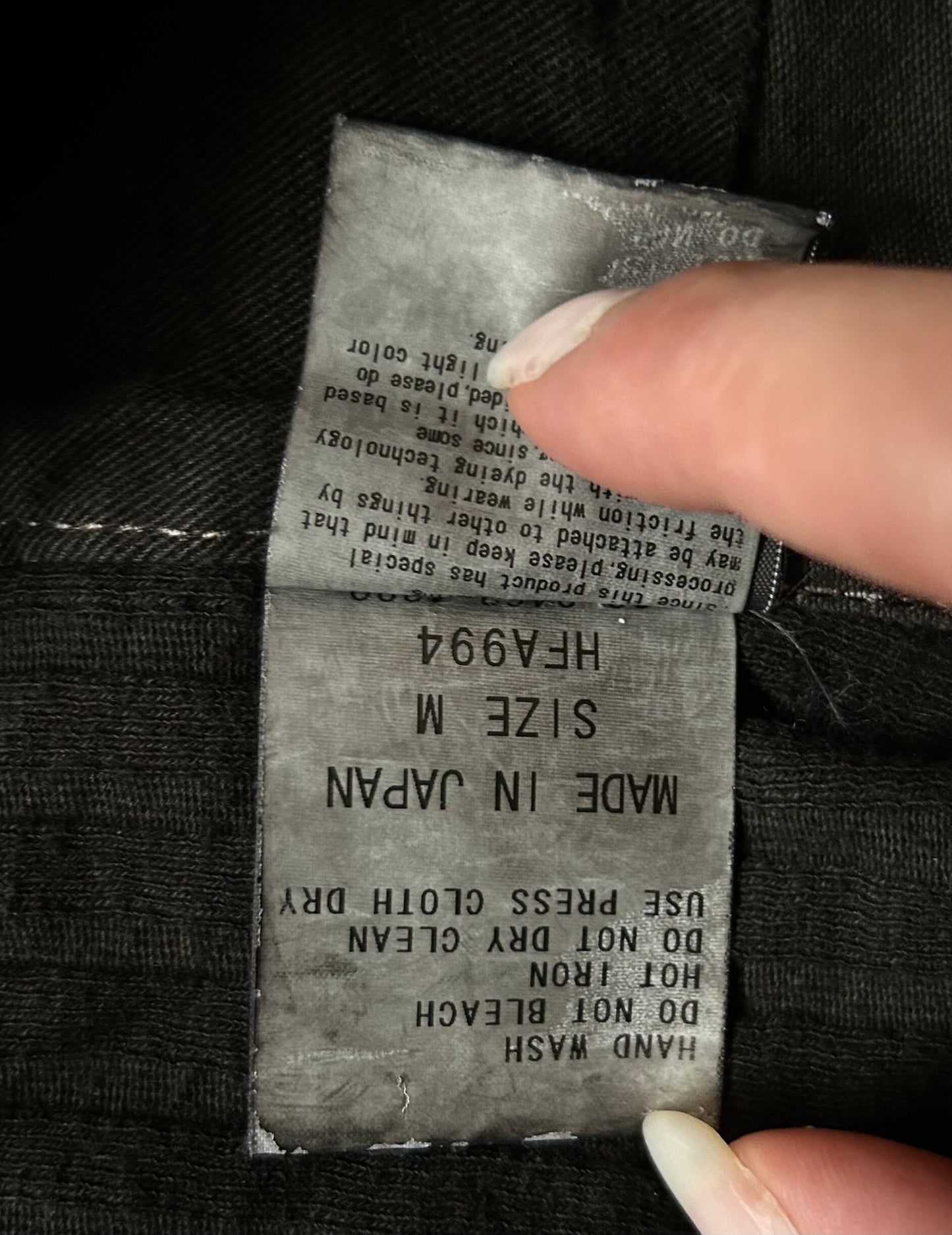 black denim vest with unique design