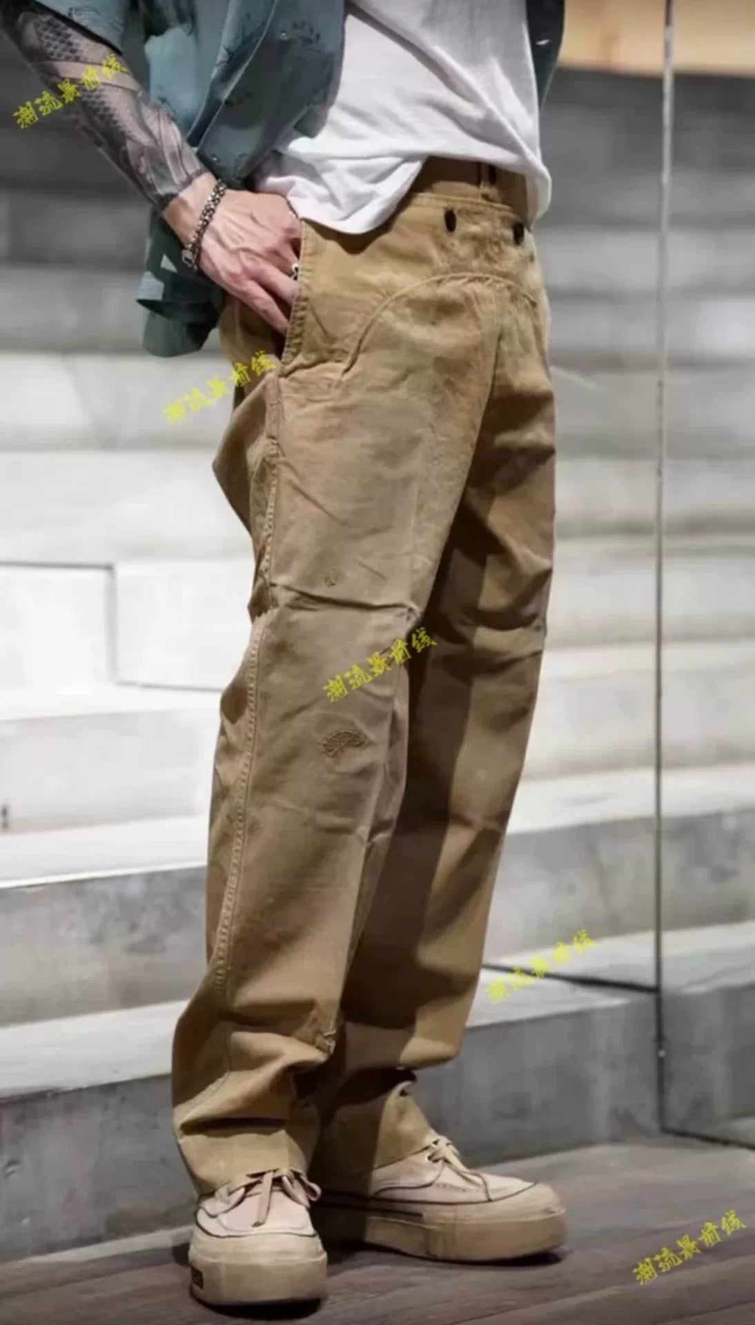 visvim 22ss holman pants in black