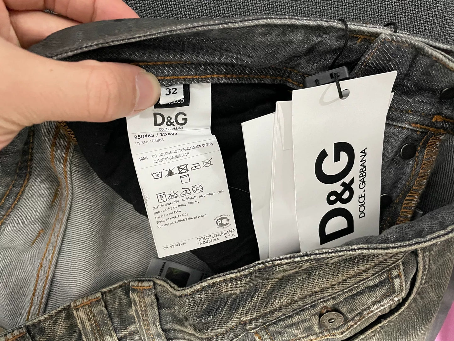 Dolce & Gabbana Yin Yang Low Waist Jeans