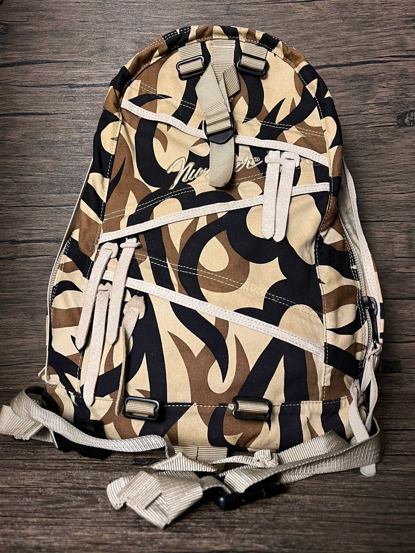 thorn camo bag from Number Nine