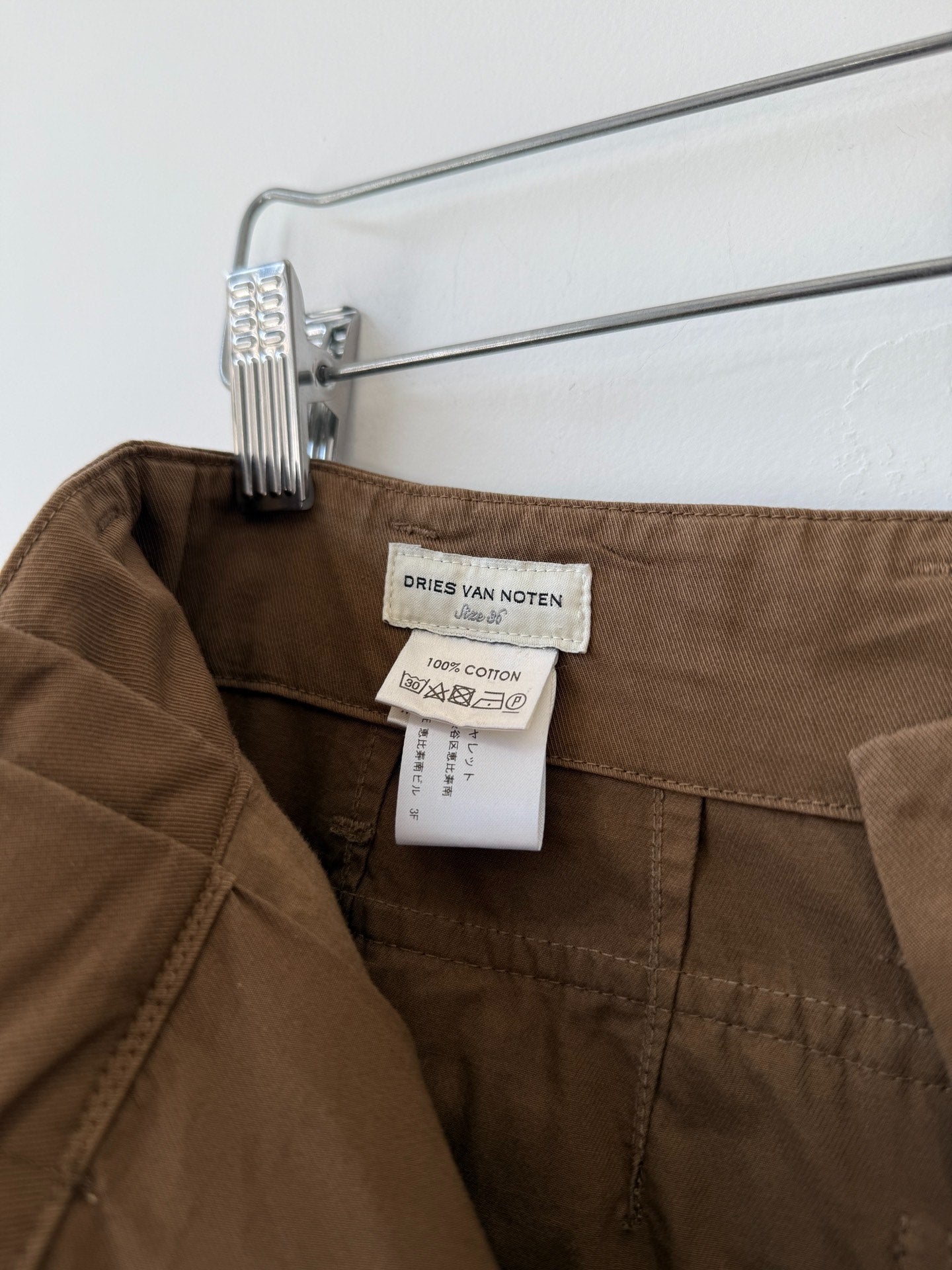 Dries Van Noten Pleated Button Casual Trousers