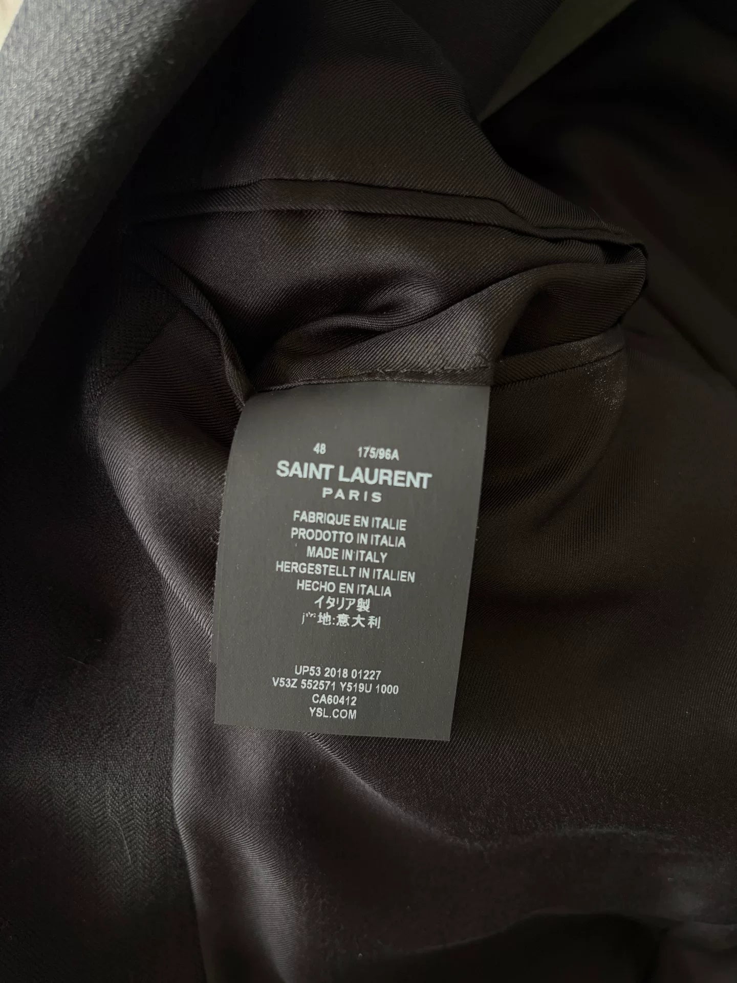 Saint Laurent 2019 Runway Blazer