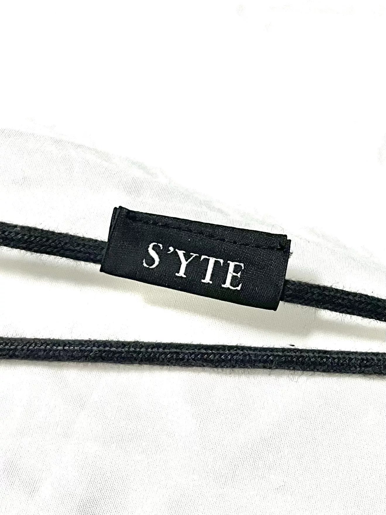 Yohji Yamamoto Leather Cord Woven Tassel Bag