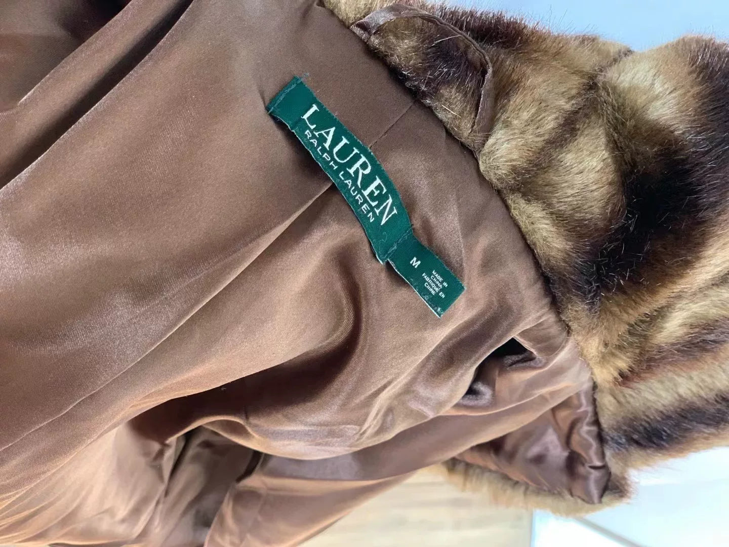 Ralph Lauren Vintage Faux Fur Coat