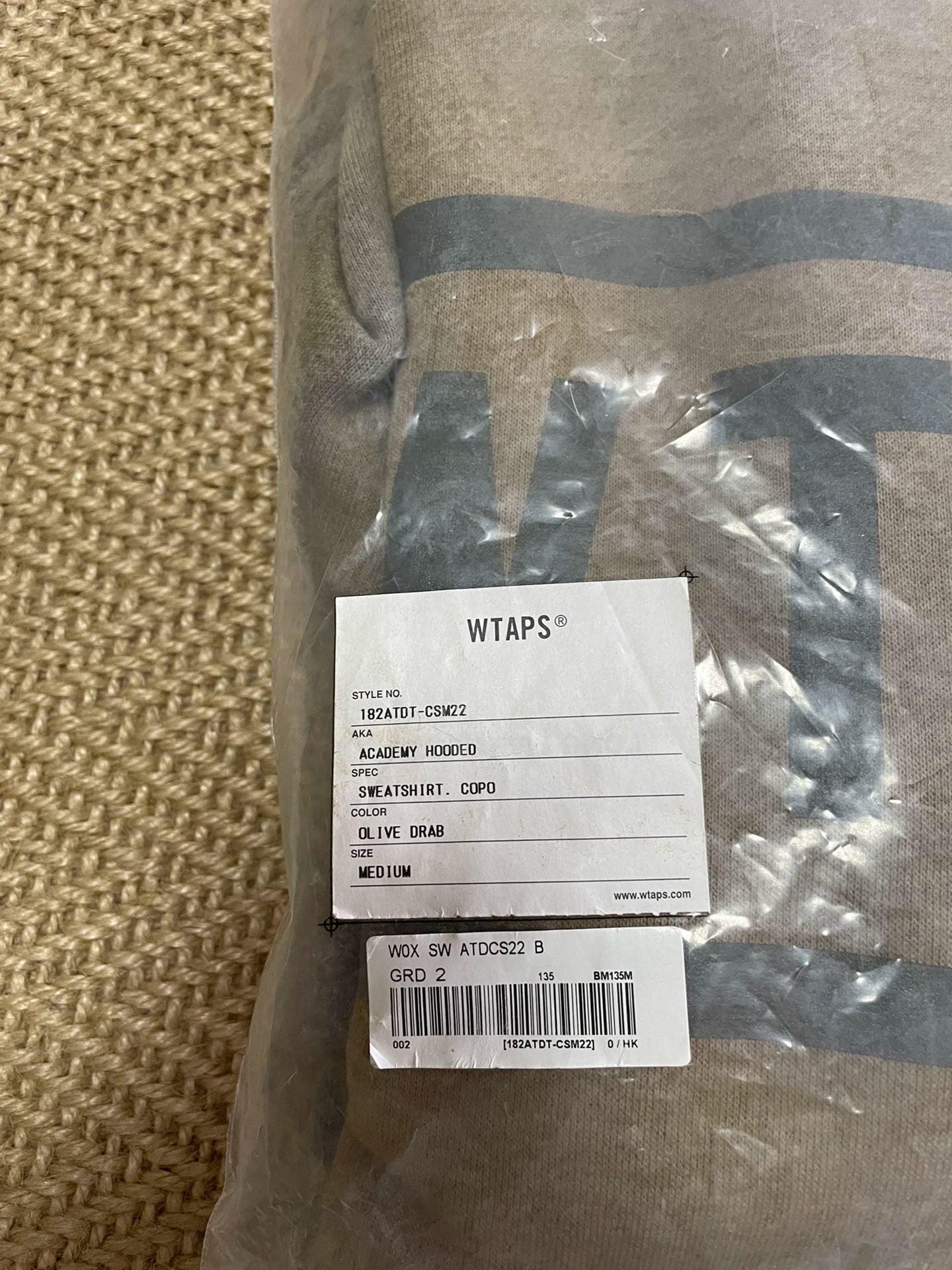 WTAPS Copo Hooded Team Sweatshirt