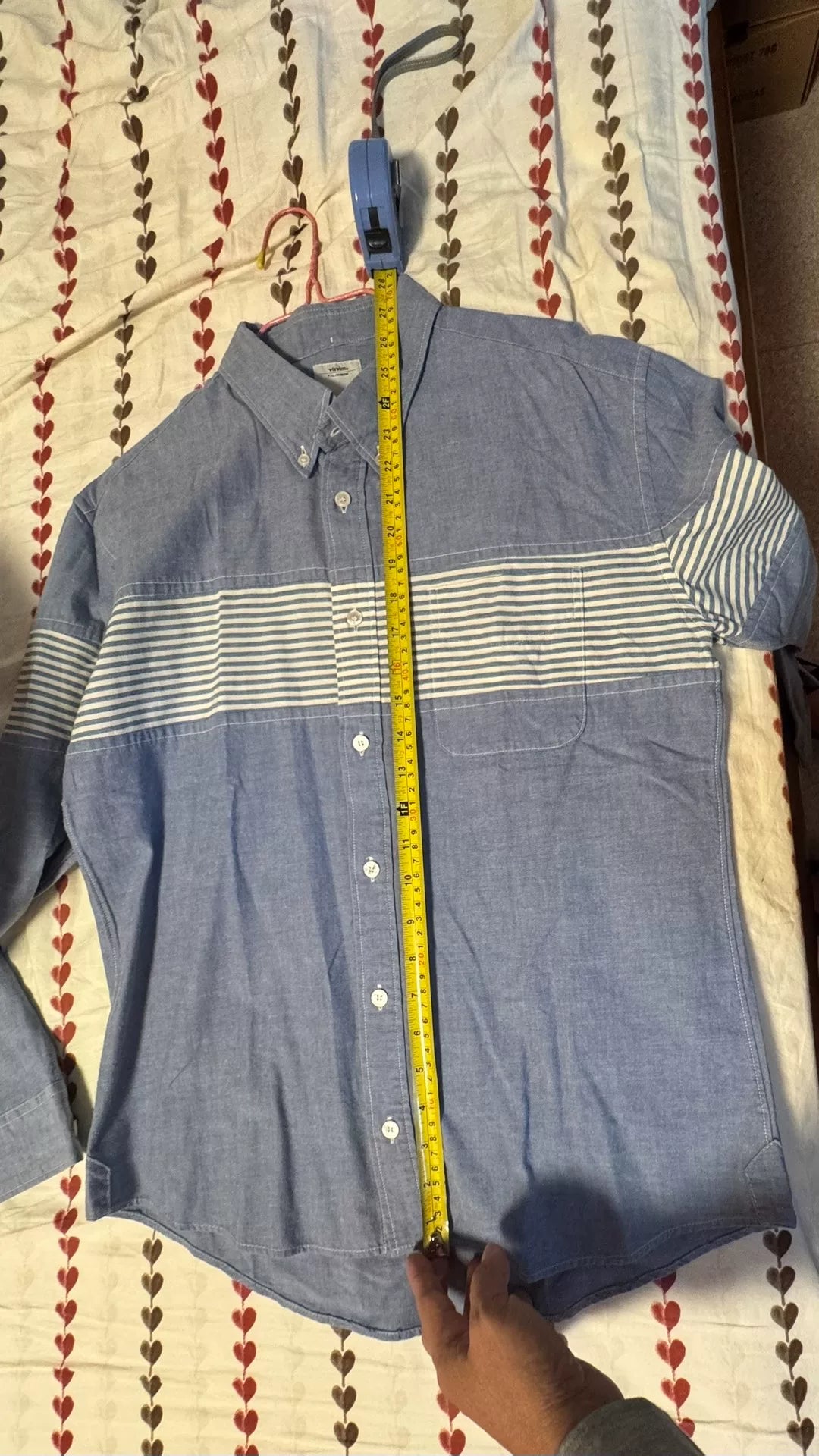 Visvim Blue Striped Movie Shirt