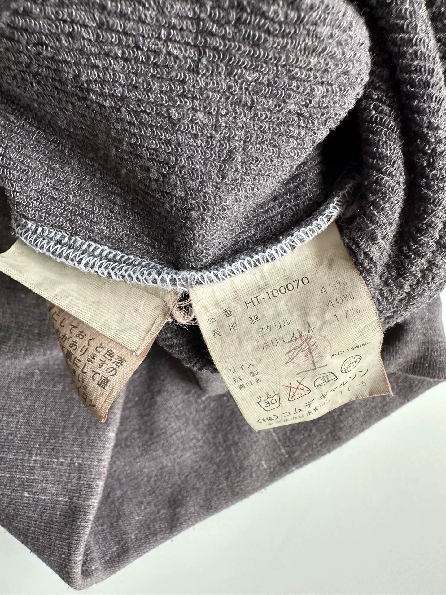 CDG Homme 99AW Crew Neck Sweatshirt