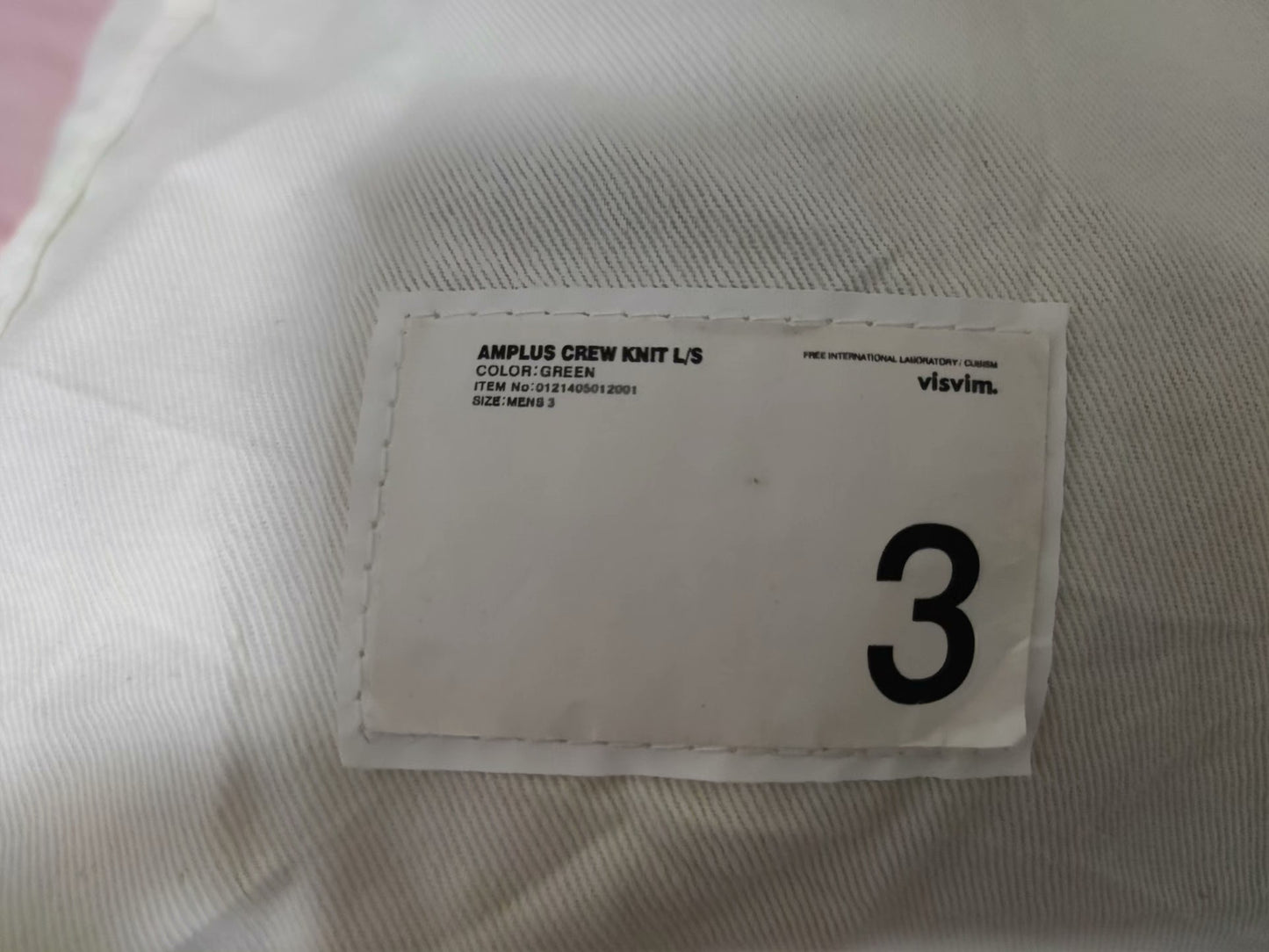 visvim 21AW AMPLUS CREW KNIT L/S