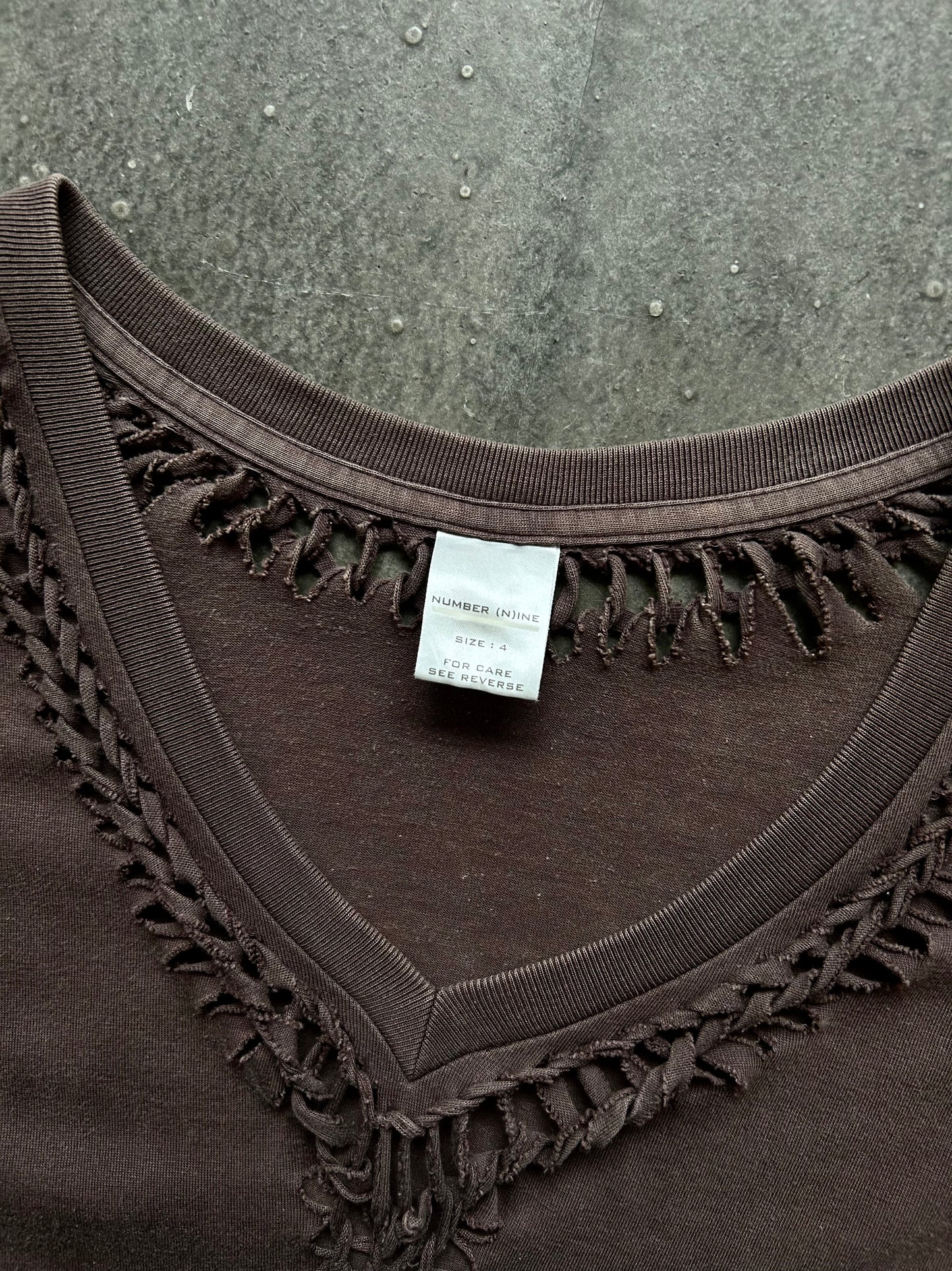 number nine woven short sleeve shirt