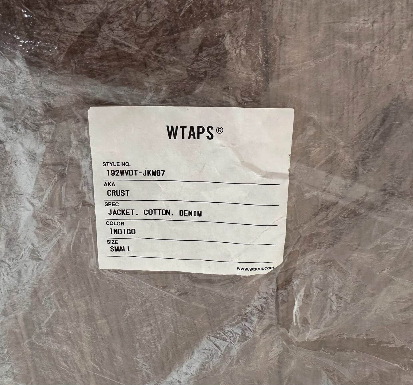 wtaps crust jacket denim outerwear