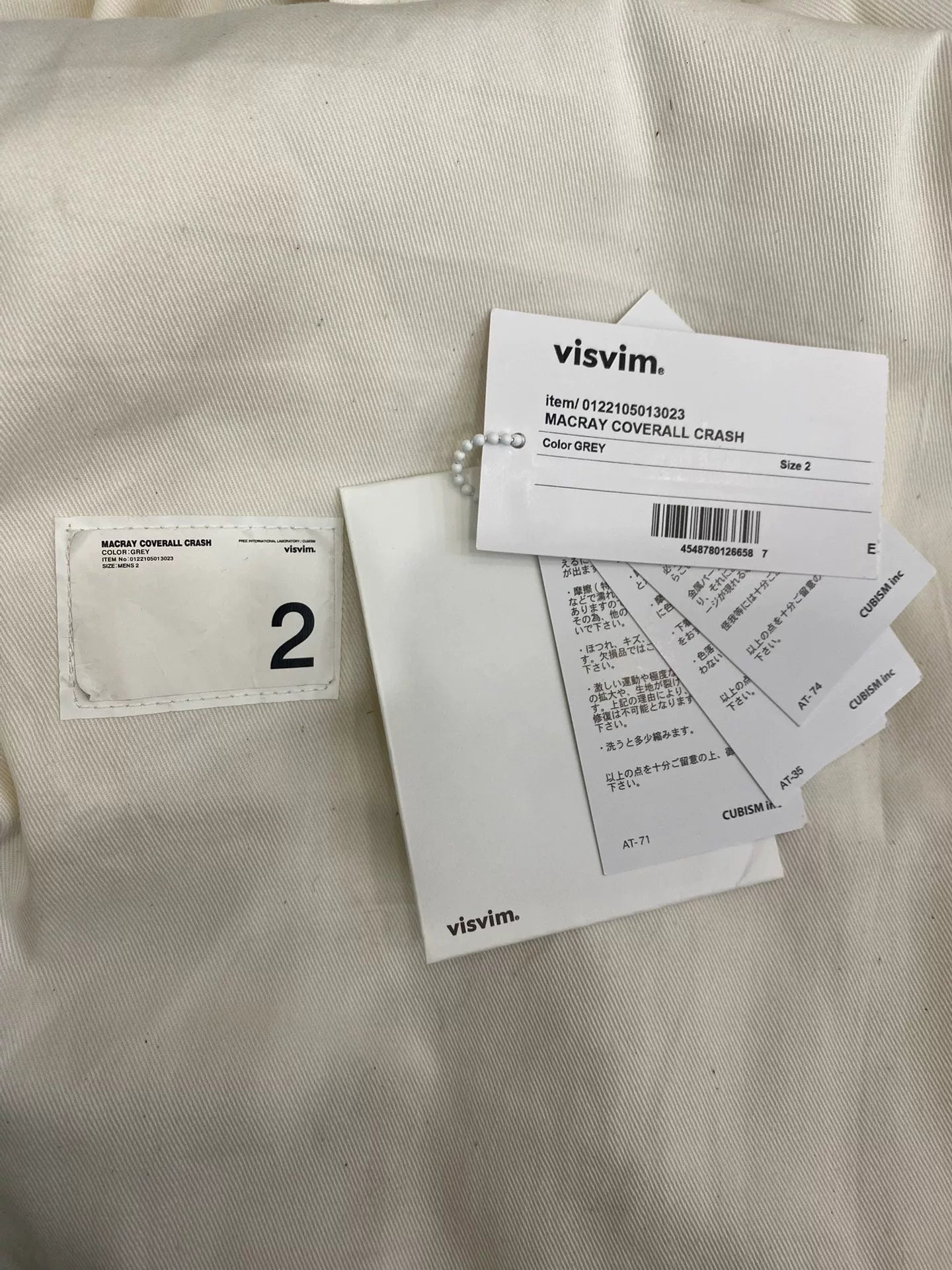 visvim 22ss Macray Coverall Crash Jacket