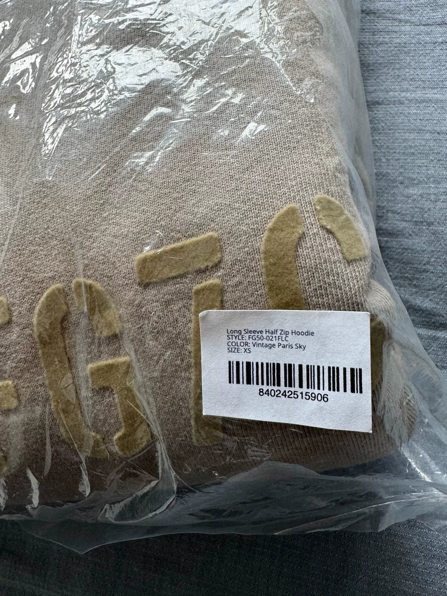 Fear of God vintage Zip Hoodie