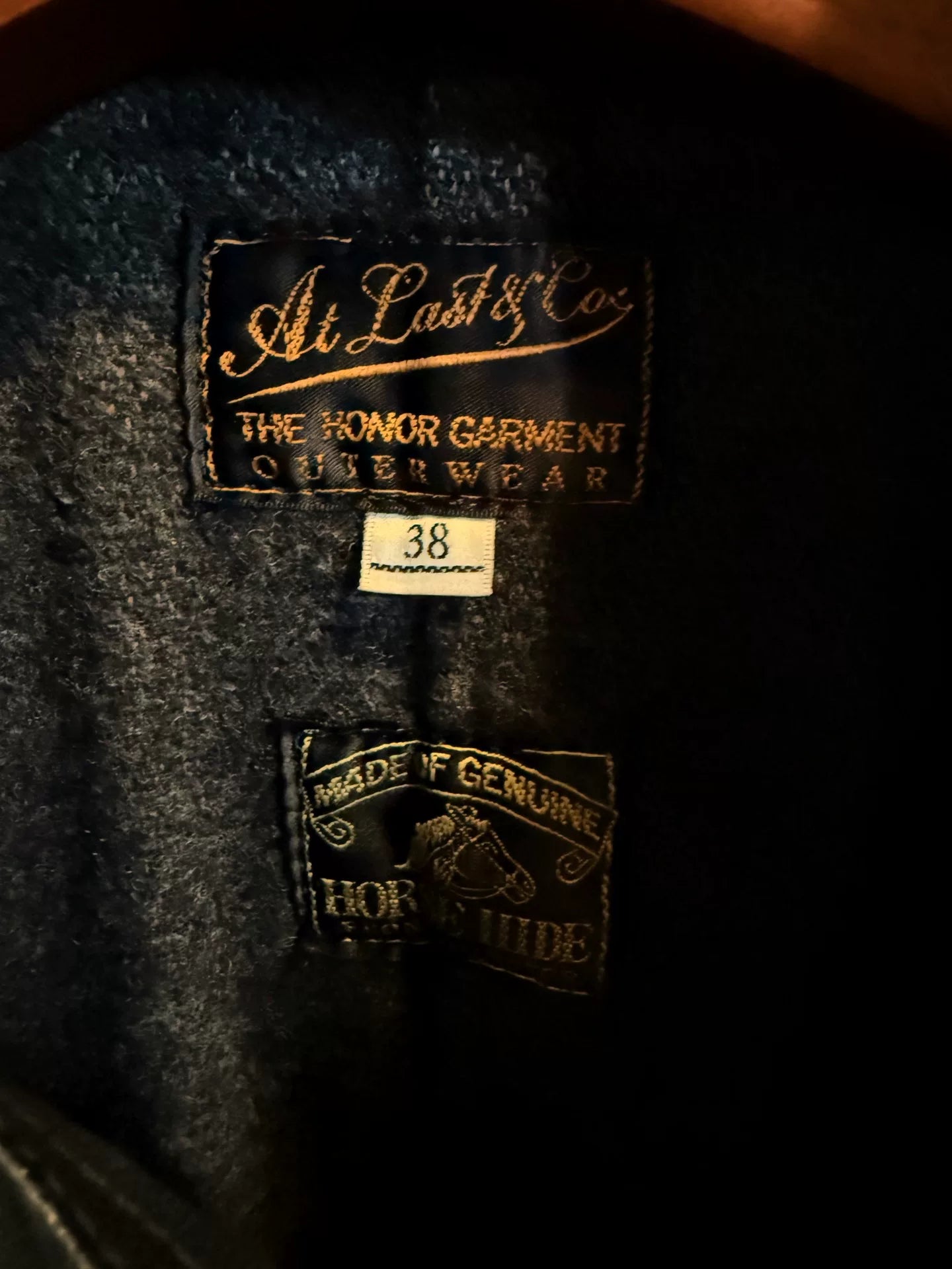 At Last&Co Horse Leather Jacket