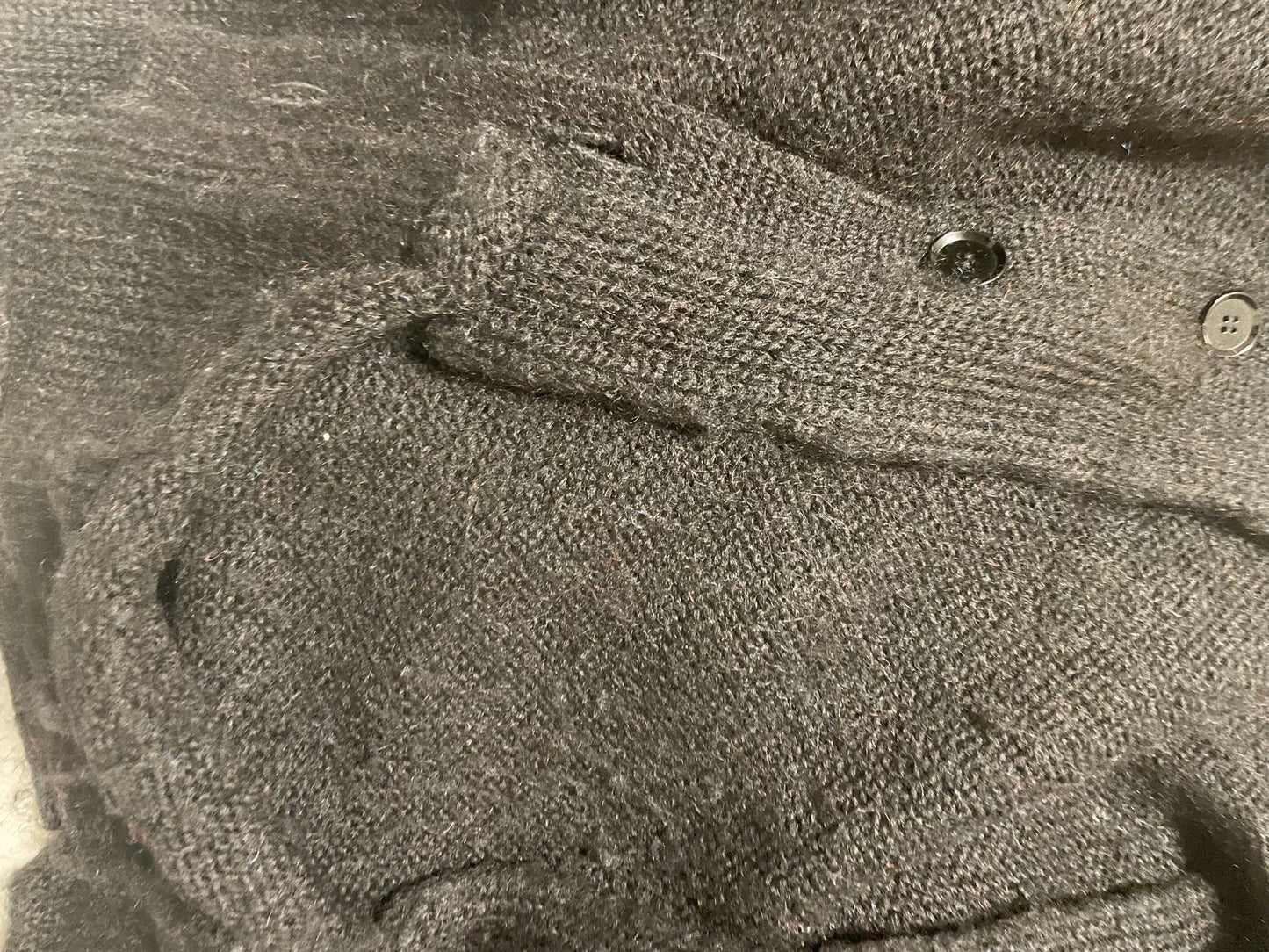 Yohji Yamamoto Mohair Blend Long Cardigan