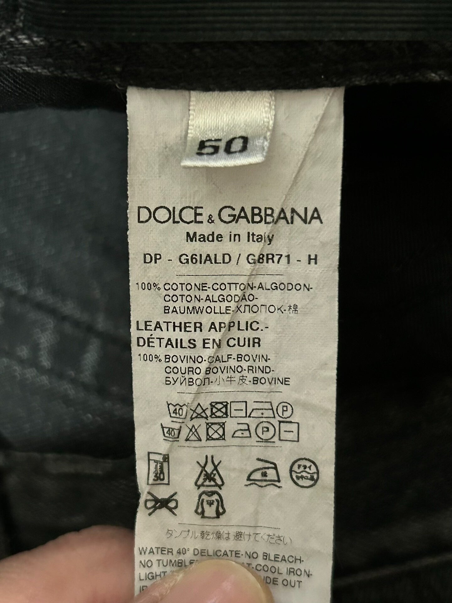 Dolce & Gabbana Distressed Gray Jeans