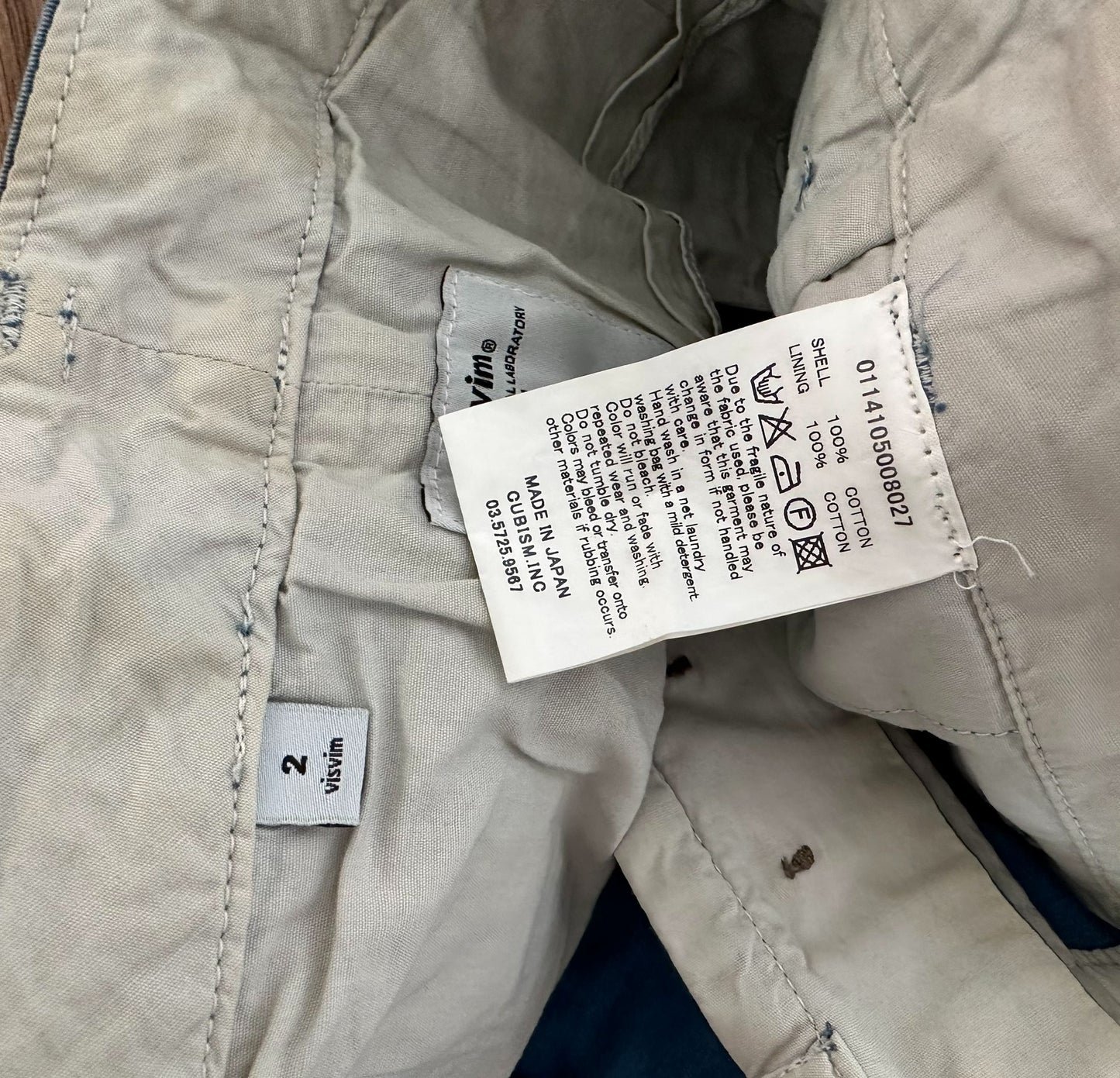 visvim high water chino pants for casual wear