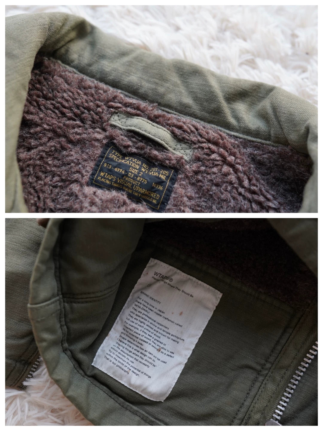 WTAPS AL-1 Alpaca Wool Jacket