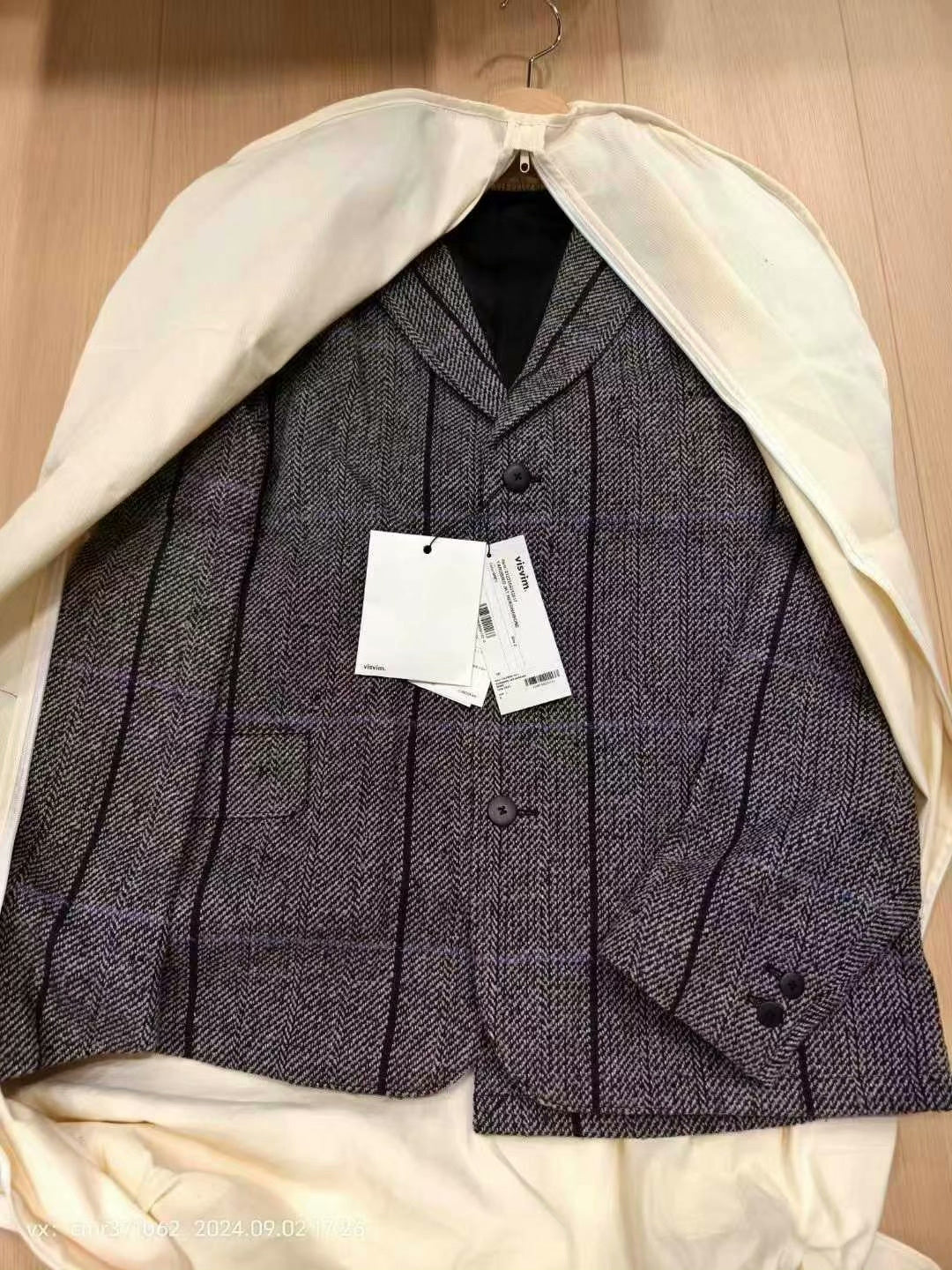 VISVIM YARDBIRD JKT HERRINGBONE