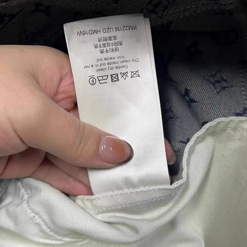 Louis Vuitton Nigo Deconstructed Denim Pants