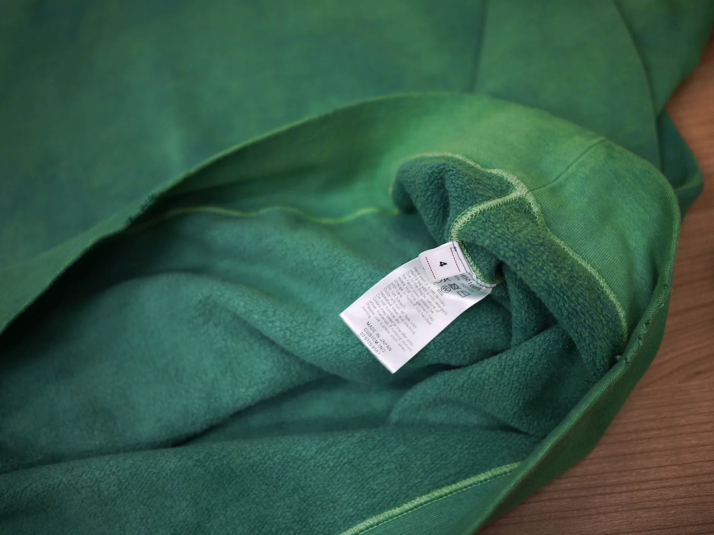VISVIM JUMBO HOODIE P.O UNEVEN DYE