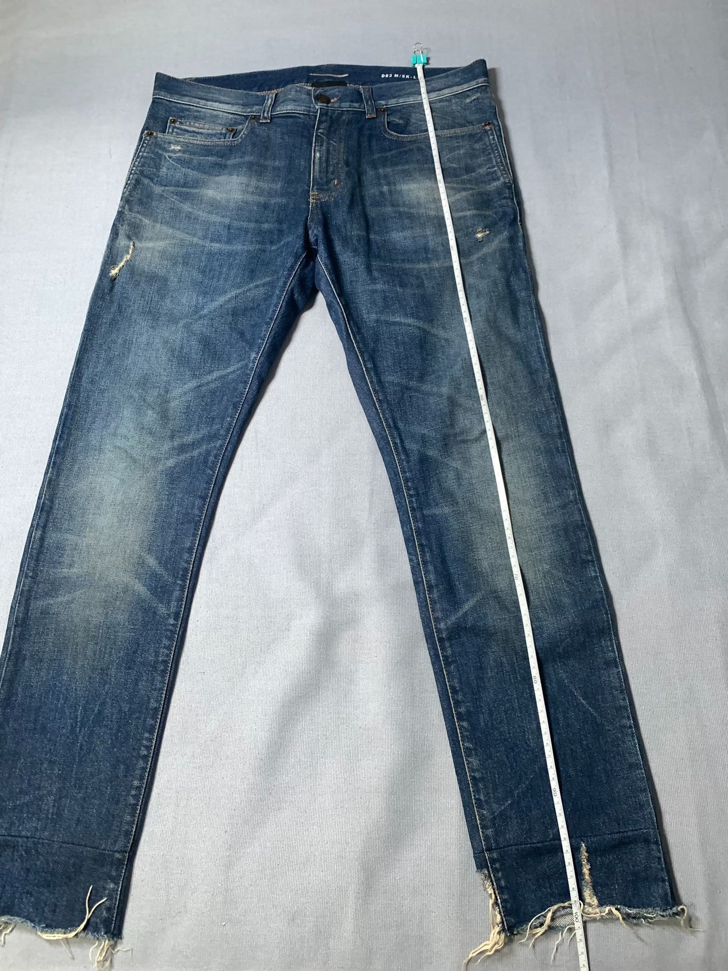 Saint Laurent Hedi Slimane Ripped Jeans