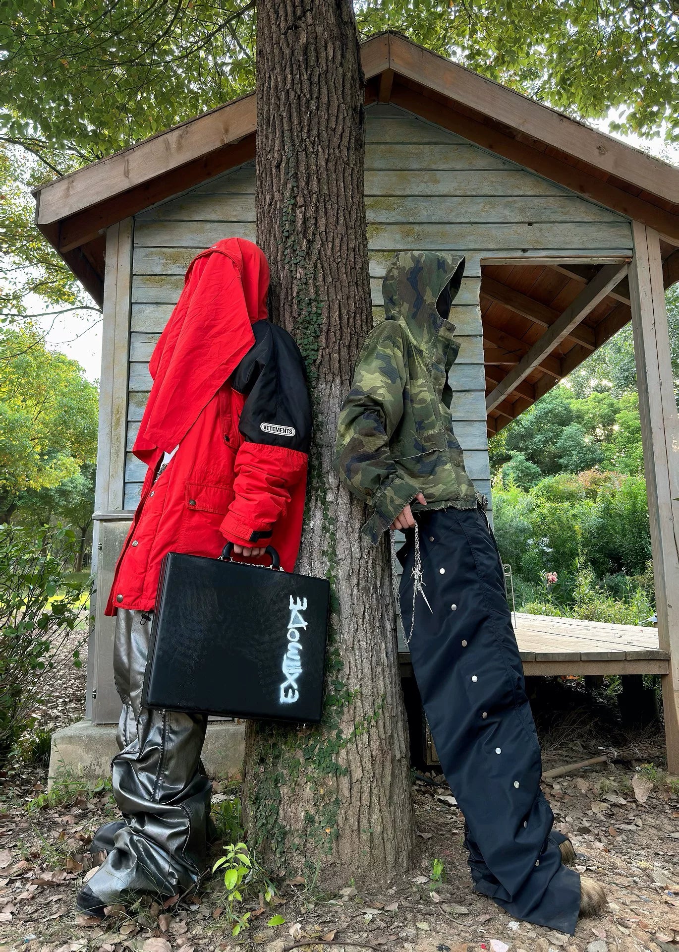 424inc Camouflage Hoodie Jacket