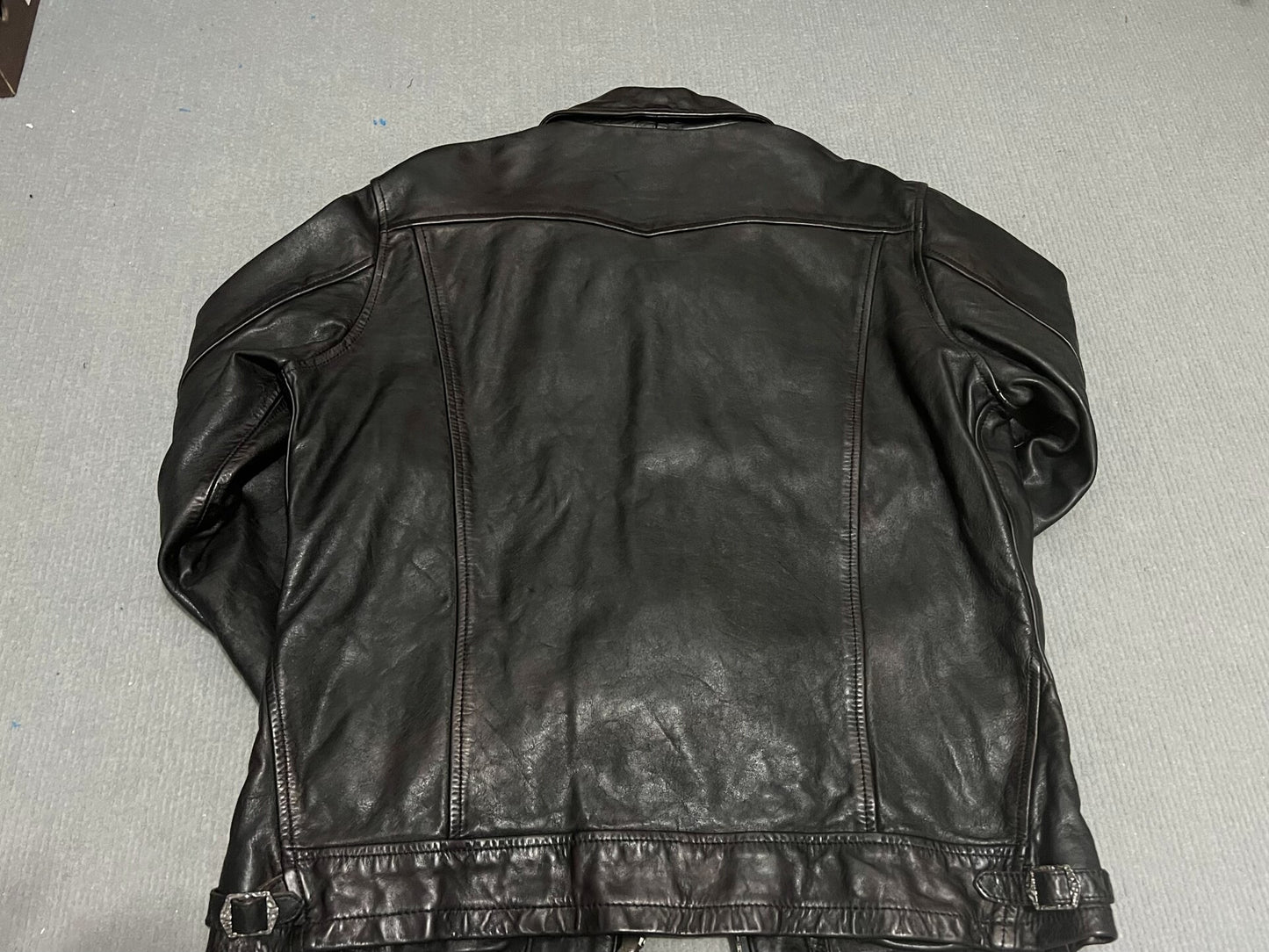 Men's Leather Jacket XL Size