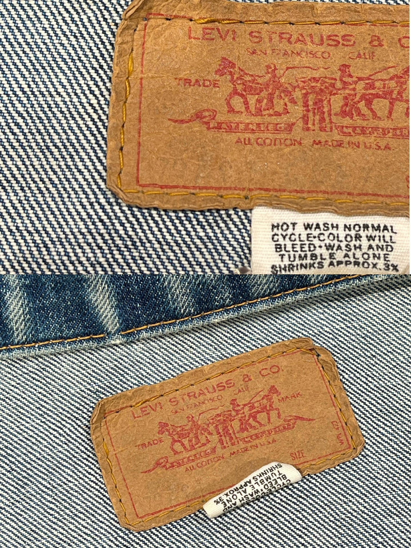 Levi's Vintage Back Patch Denim Jacket