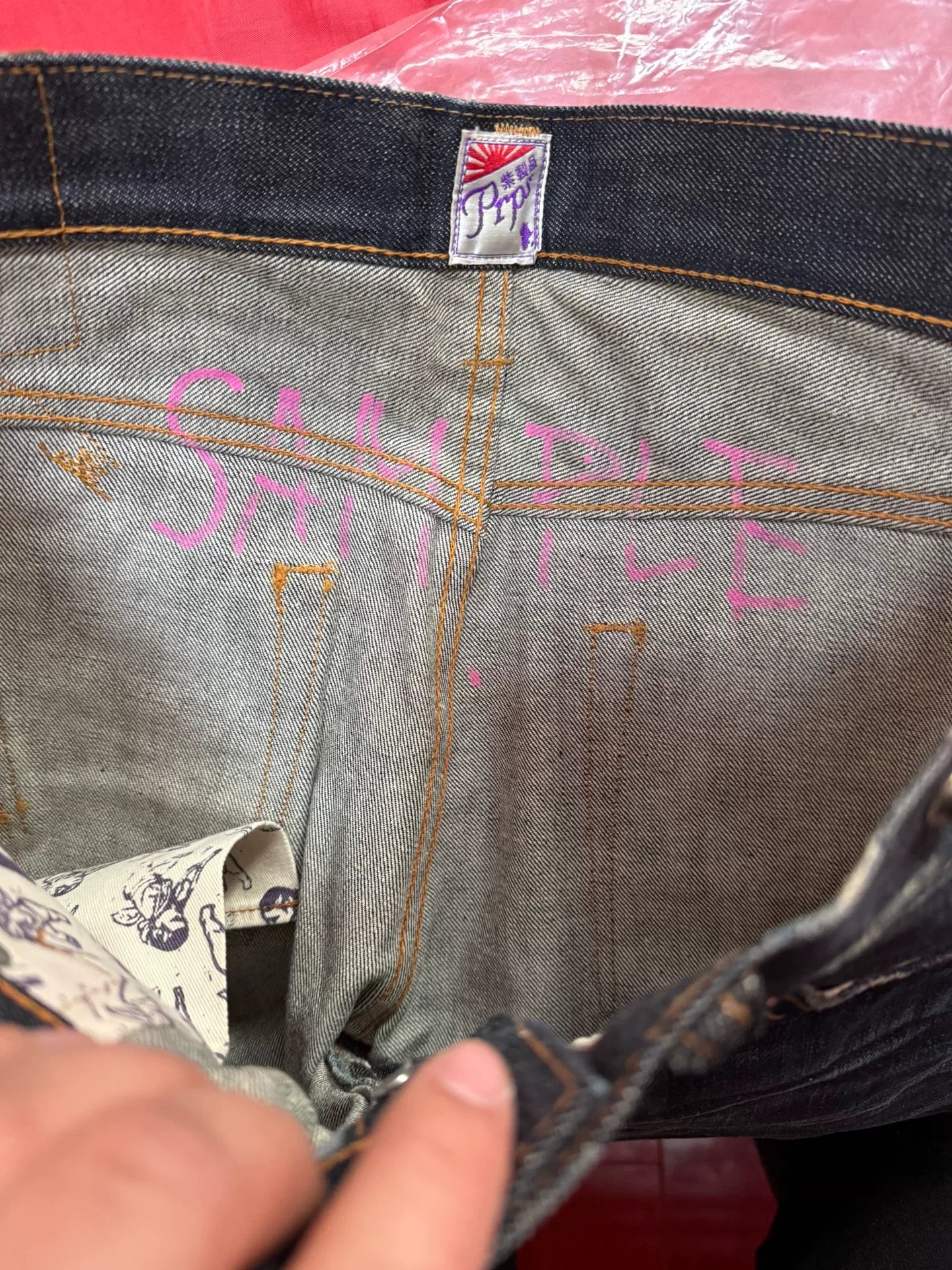 Prps W32 Slim Indigo Acid Wash Jeans