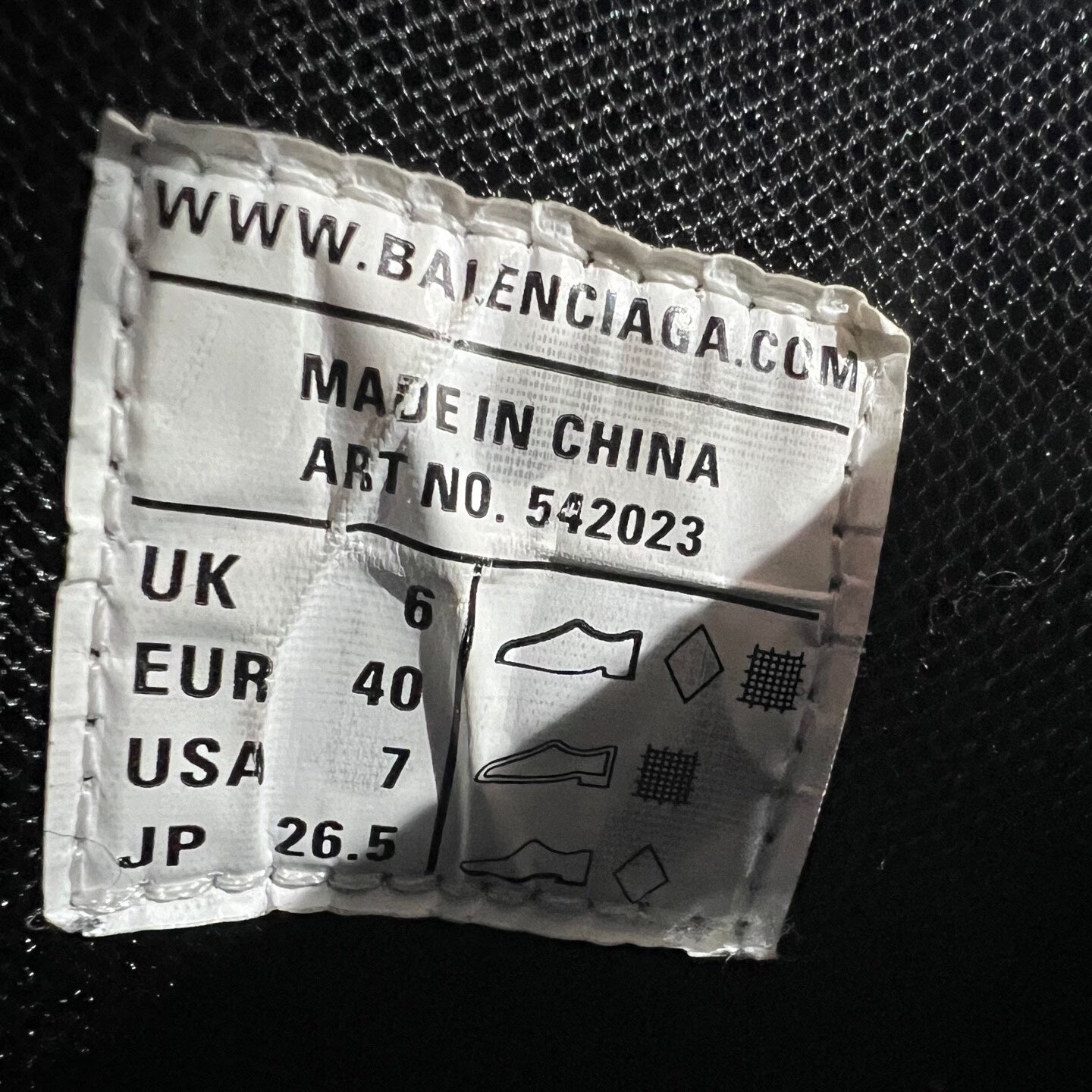 Balenciaga Track Black Dad Sneakers Size 40